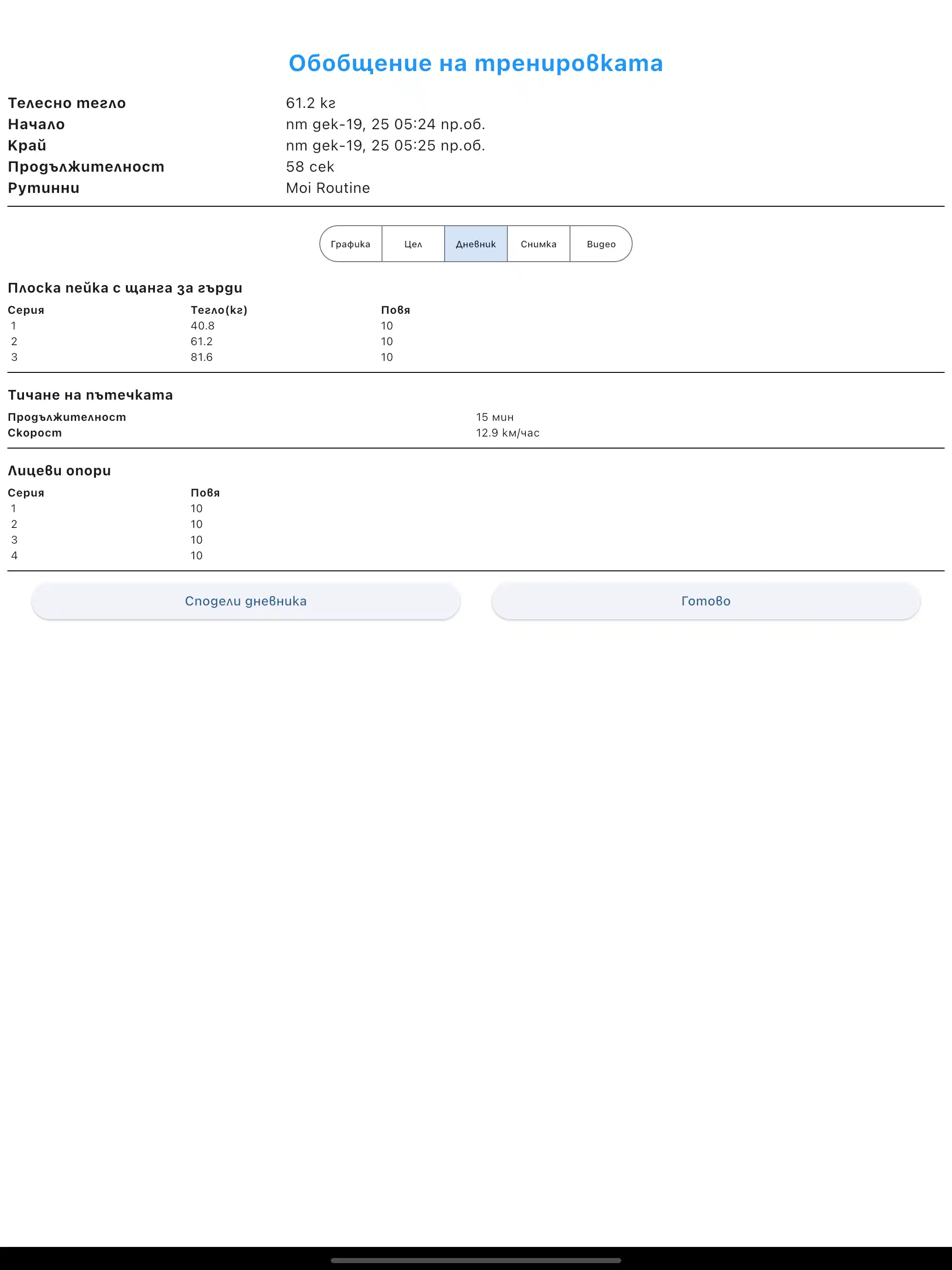 Екранна снимка на iPad