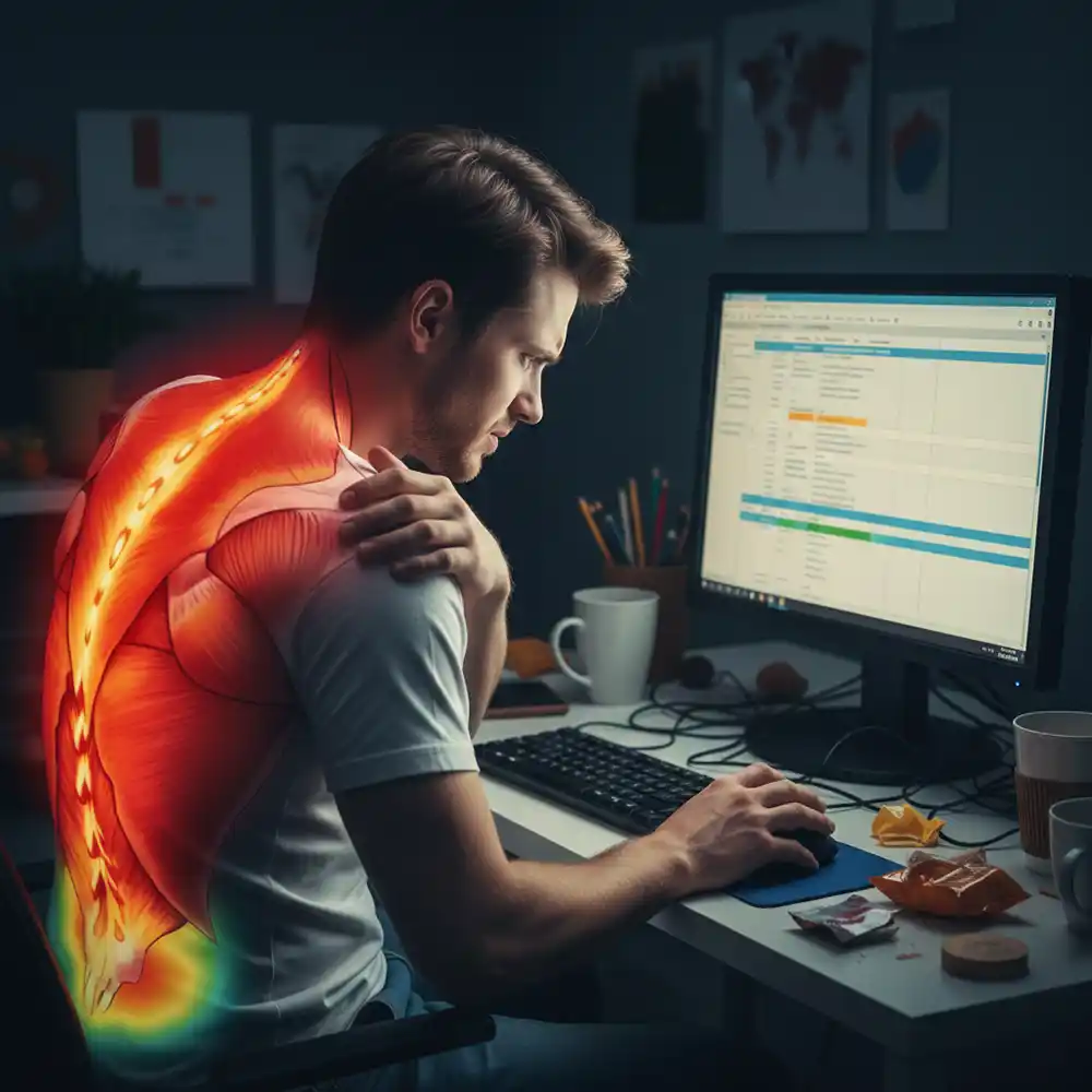 Back pain from computer use