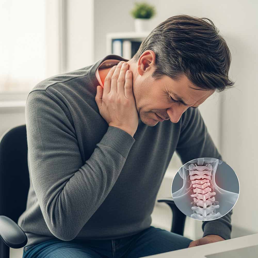 Troubleshooting neck pain on chest day