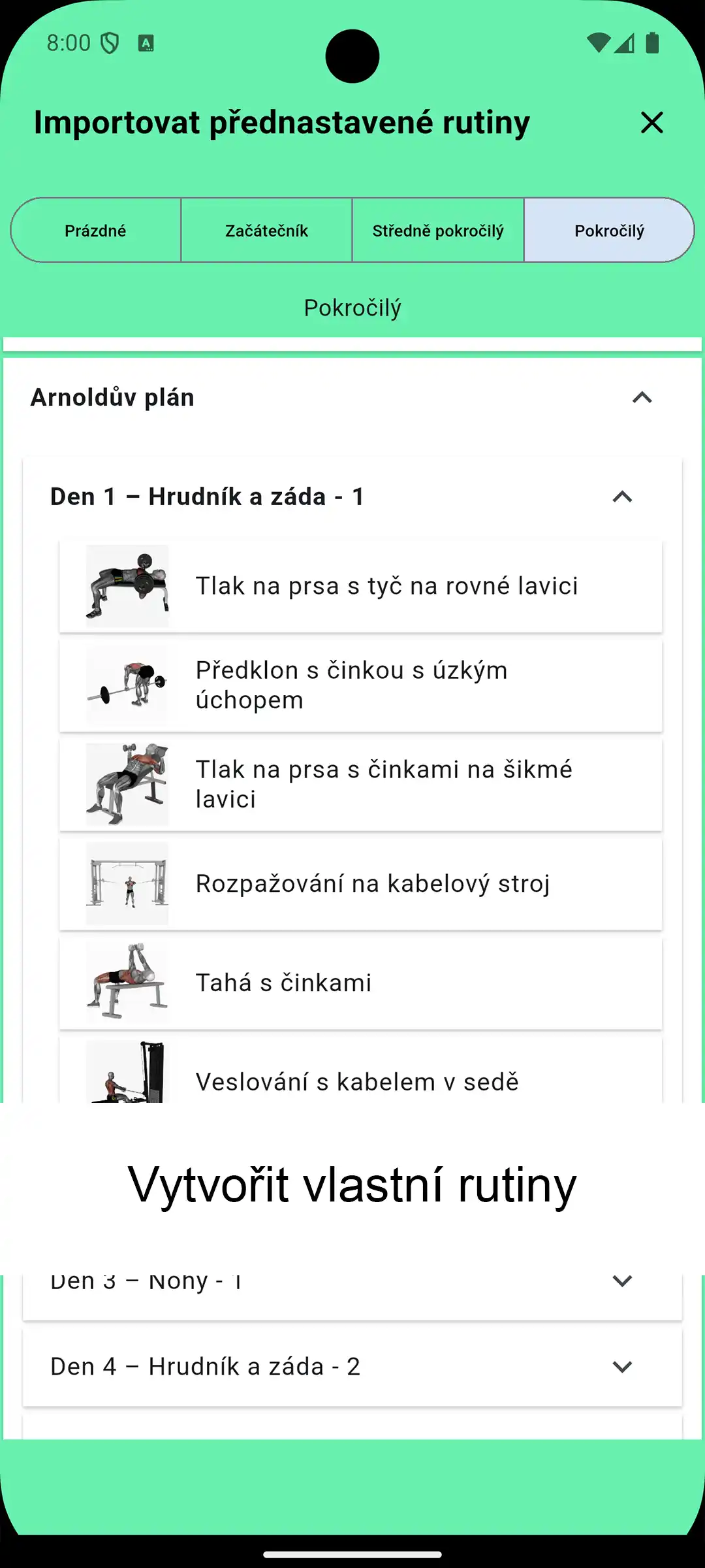 Android  Snímek obrazovky