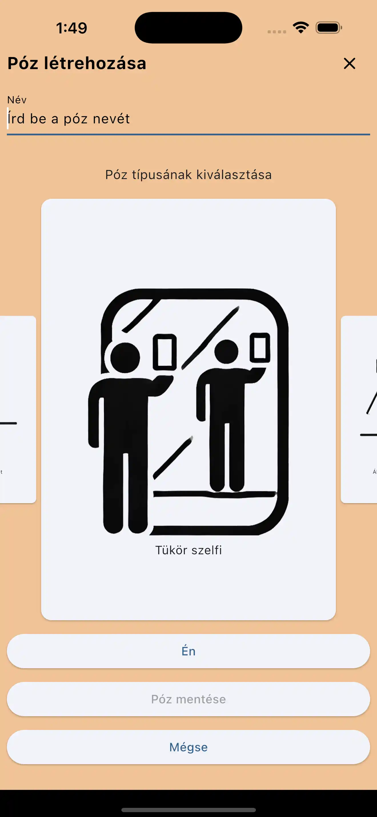 Vytvořit pózy pro zrcadlové selfie