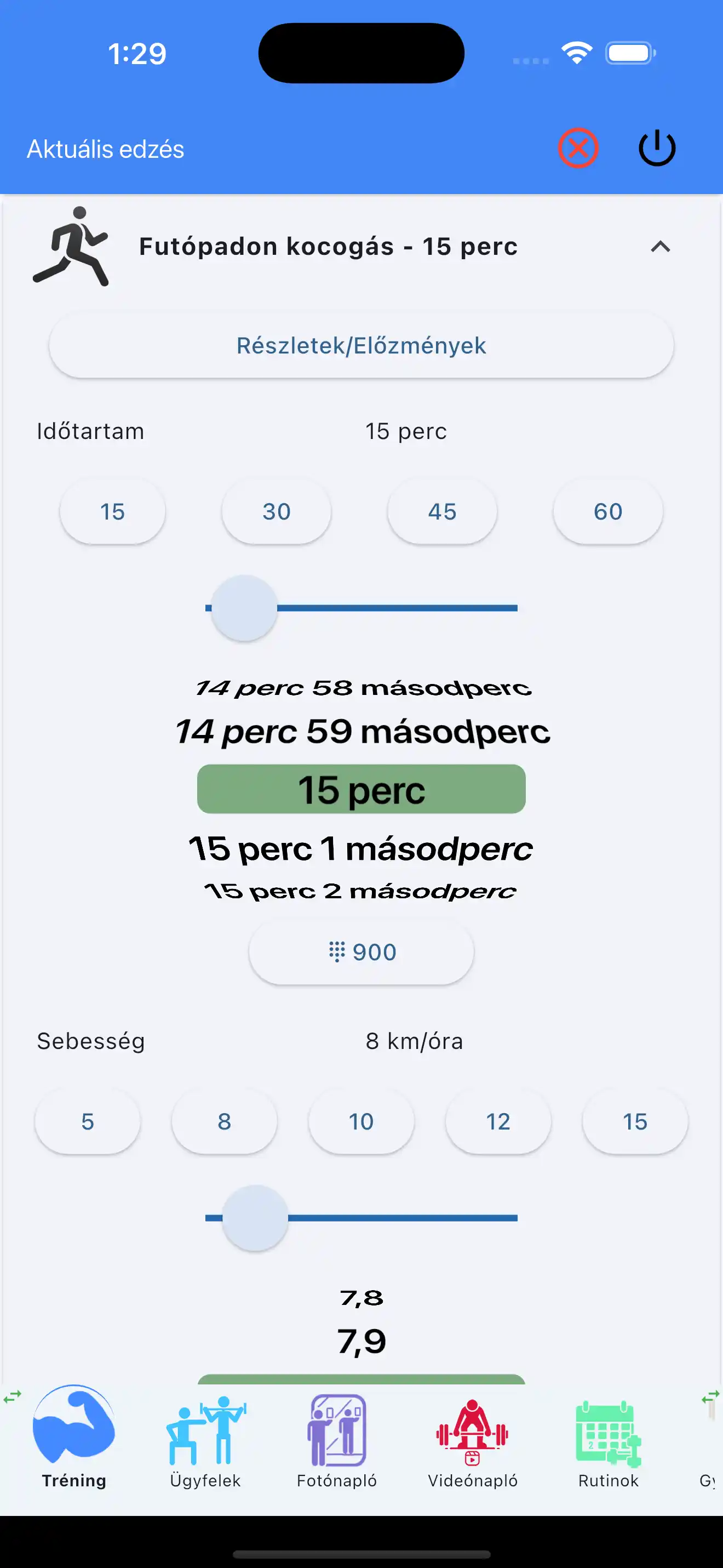 Jednoprstová kardio výdrž