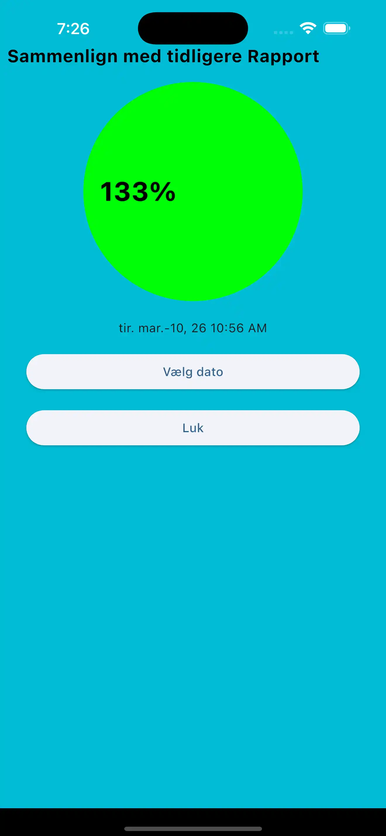 Sammenlign Forrige Kun Gentagelser