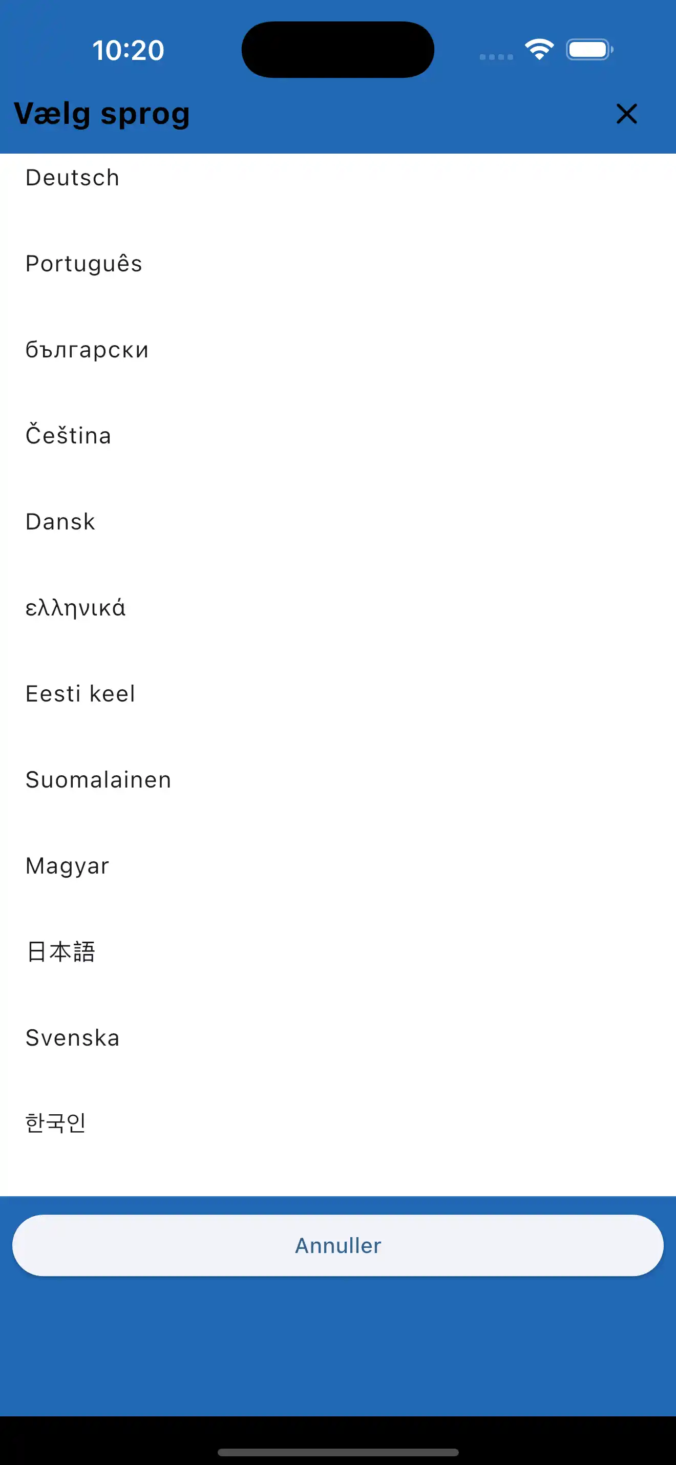 Flersproget Understøttelse