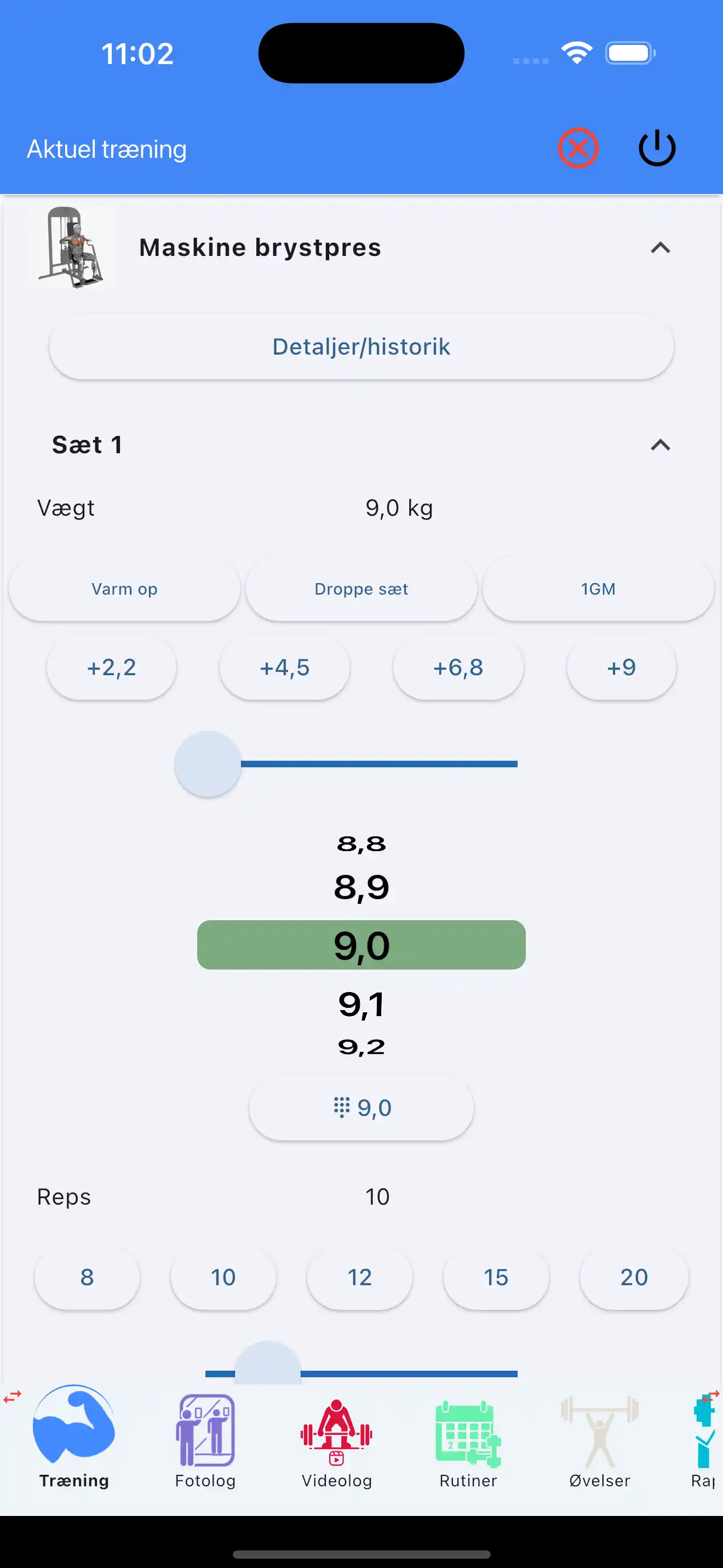 Pin-påfyldt maskine Øvelse sporing telefon
