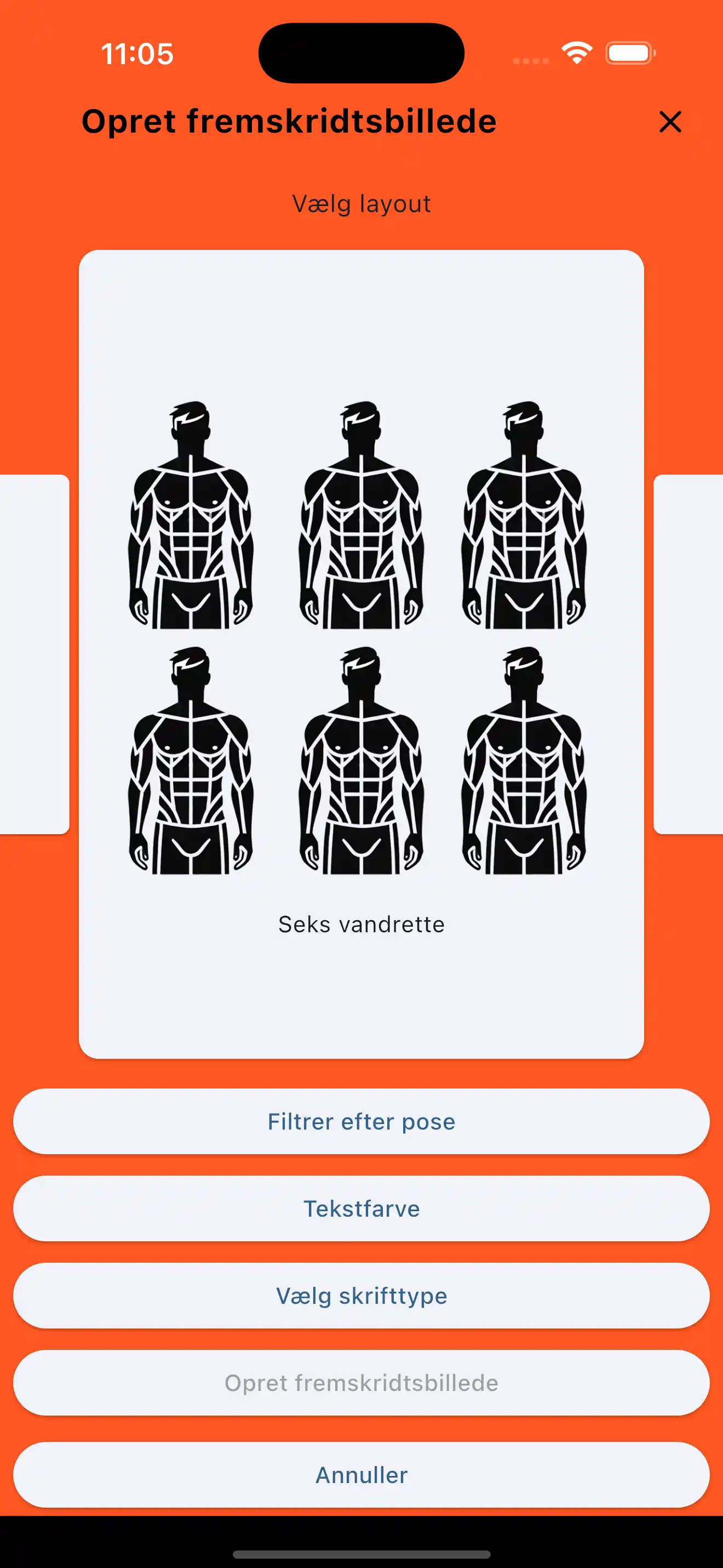 Fremgangsbillede Seks Vandret