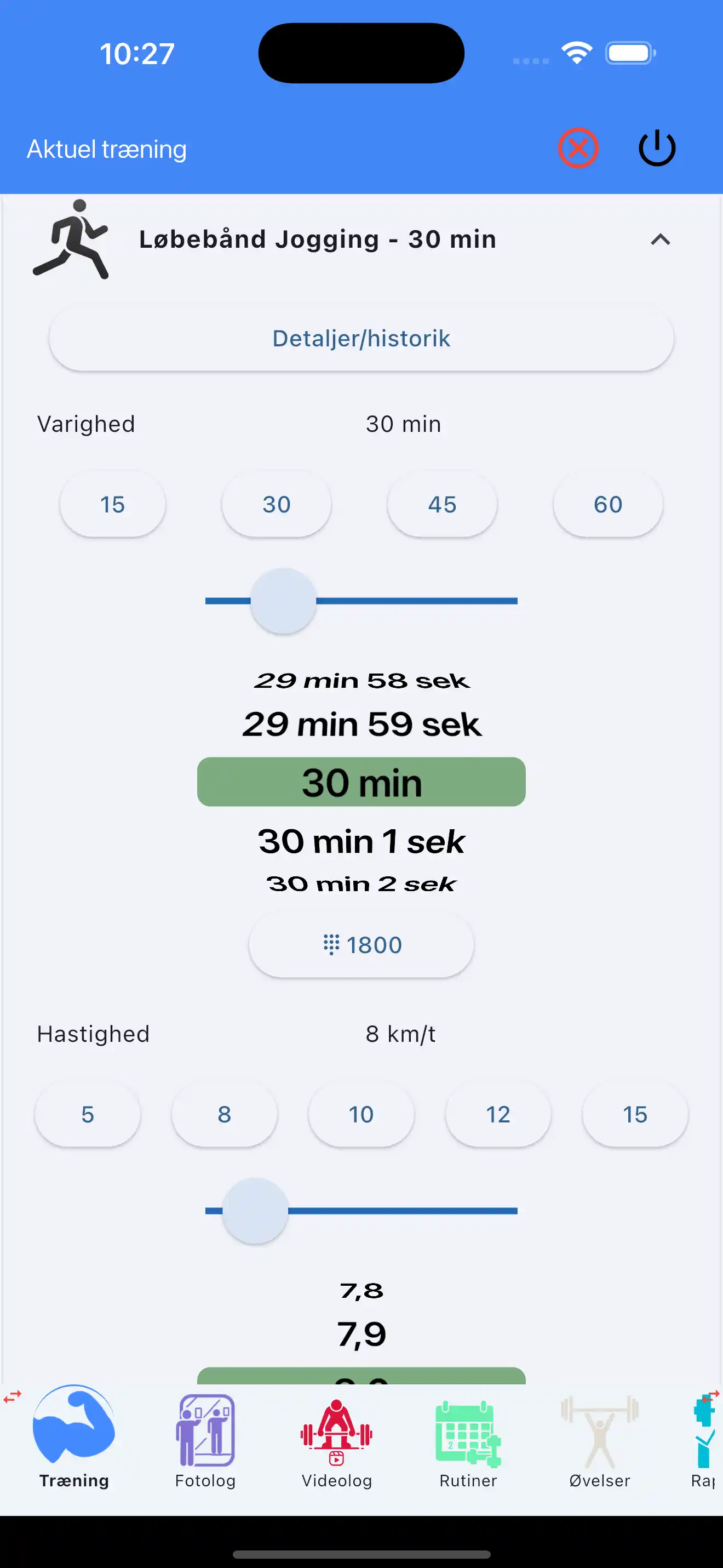 Indtastning Med Én Finger Cardio Udholdenhed