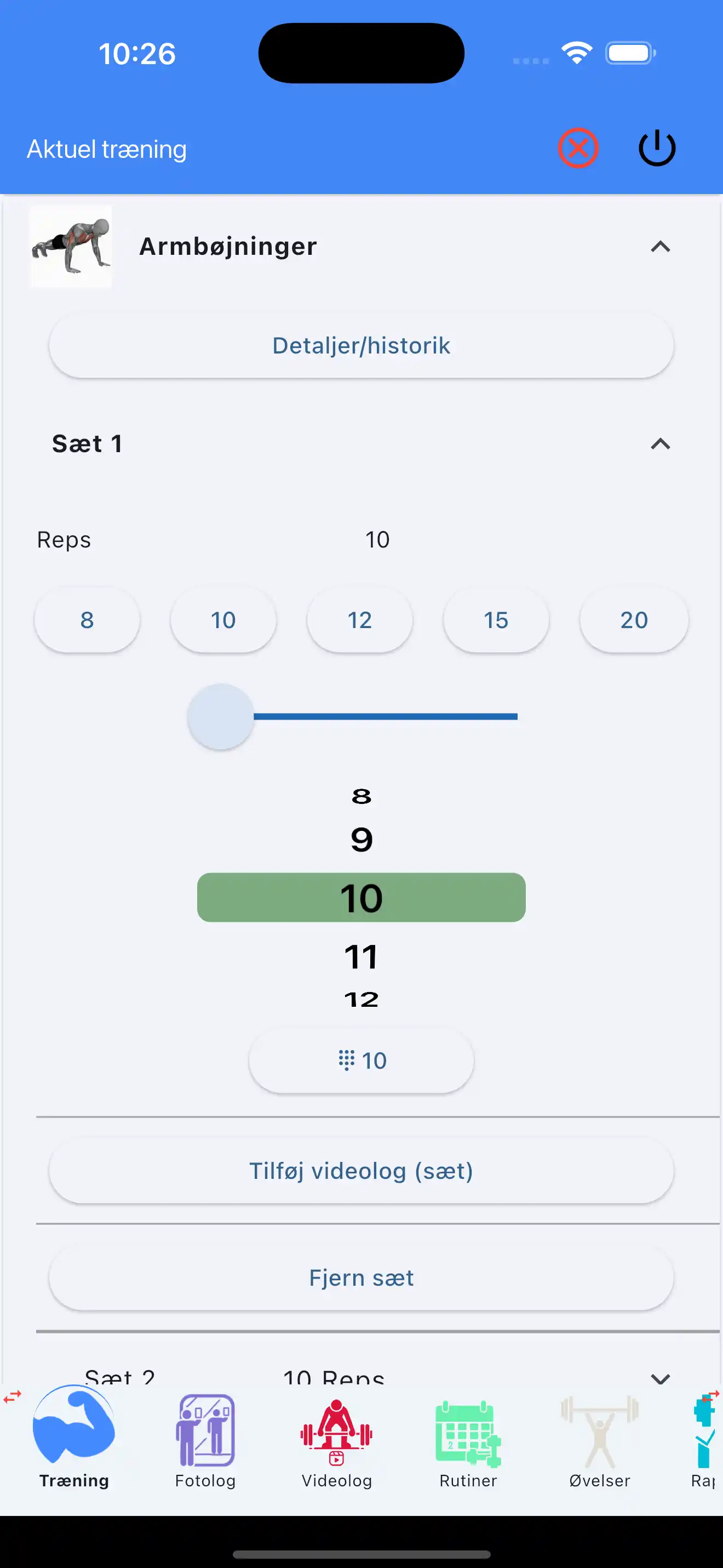 Indtastning Med Én Finger Kun Gentagelser