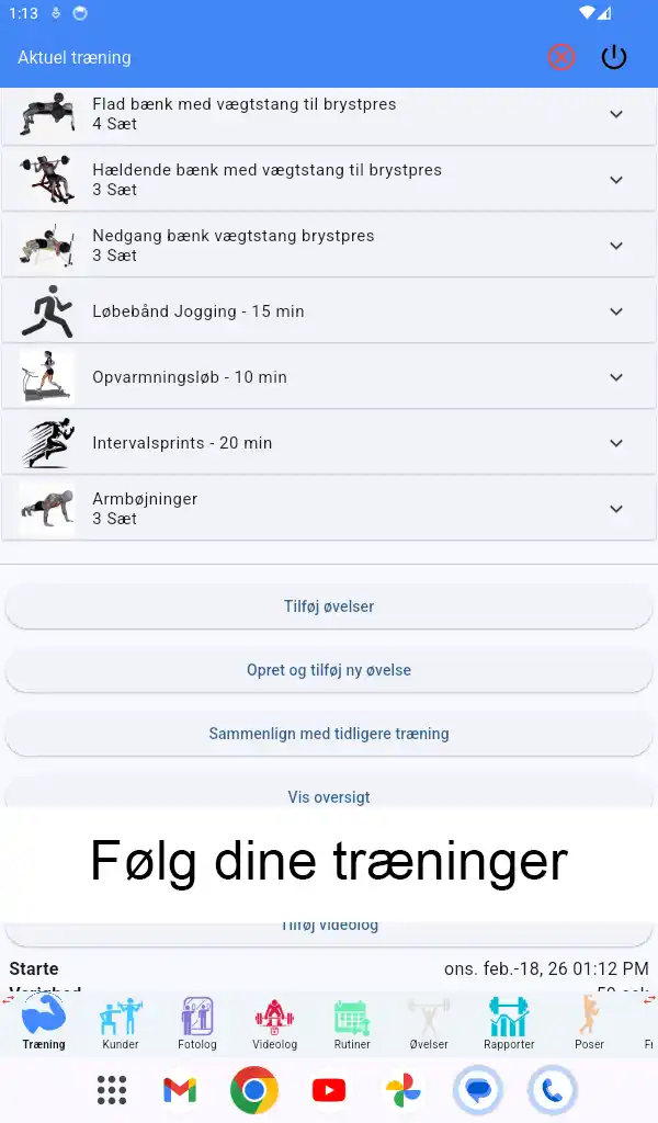 Android Tablet Skærmbillede