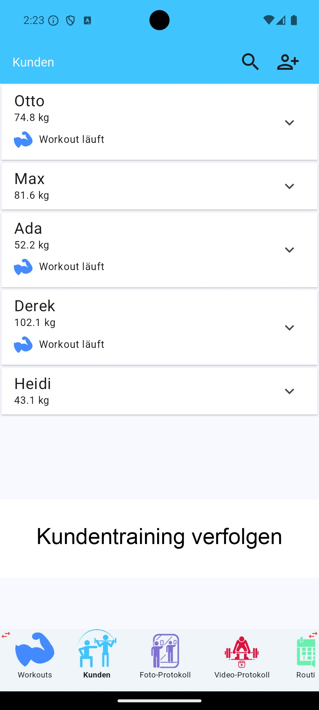 Android Bildschirmfotos