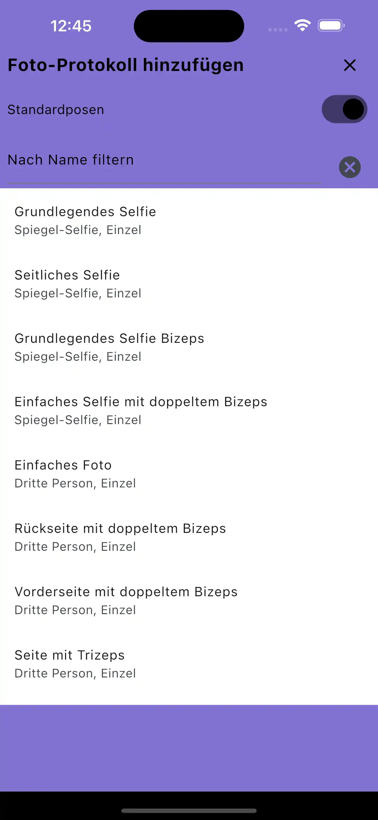 Foto-Log hinzufügen