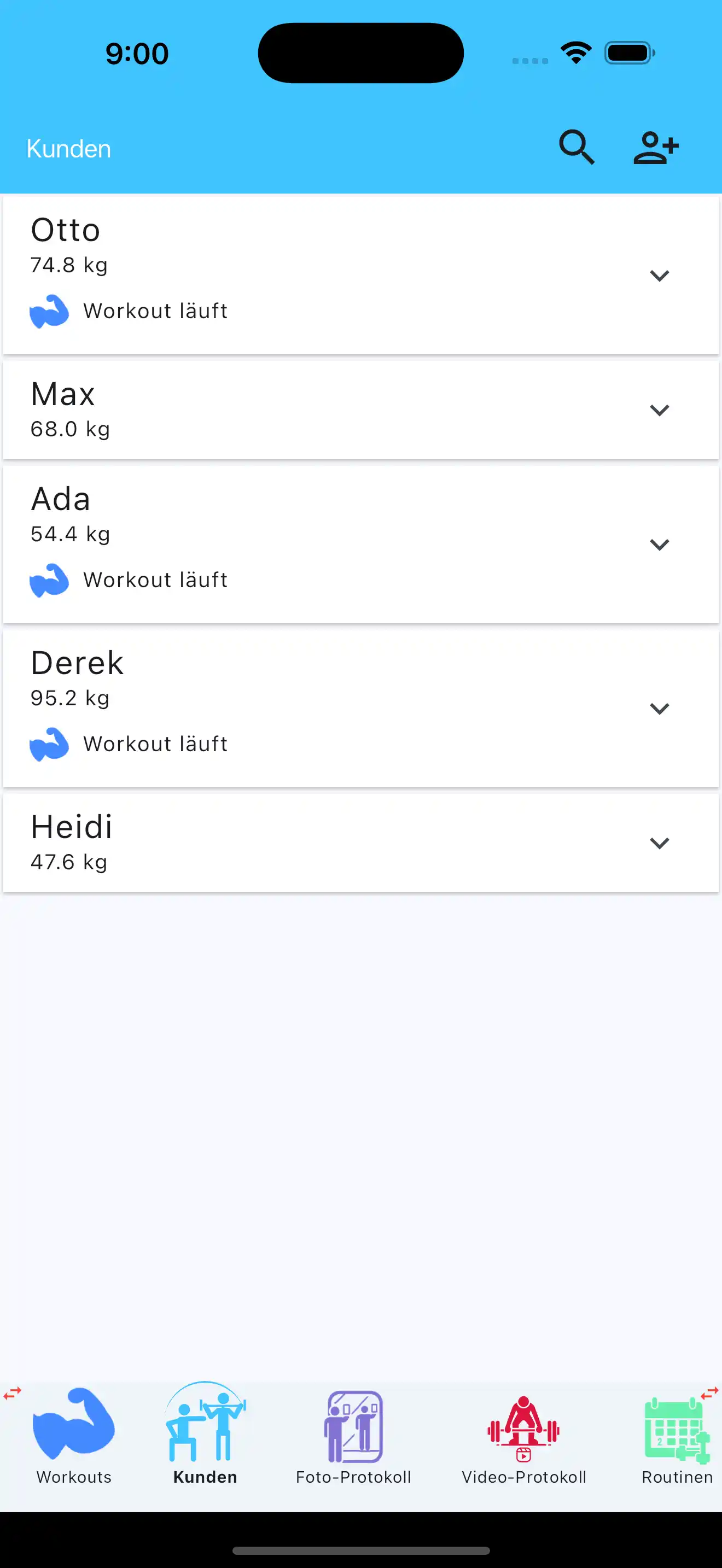 Mehrfaches Kunden-Verfolgung iPhone