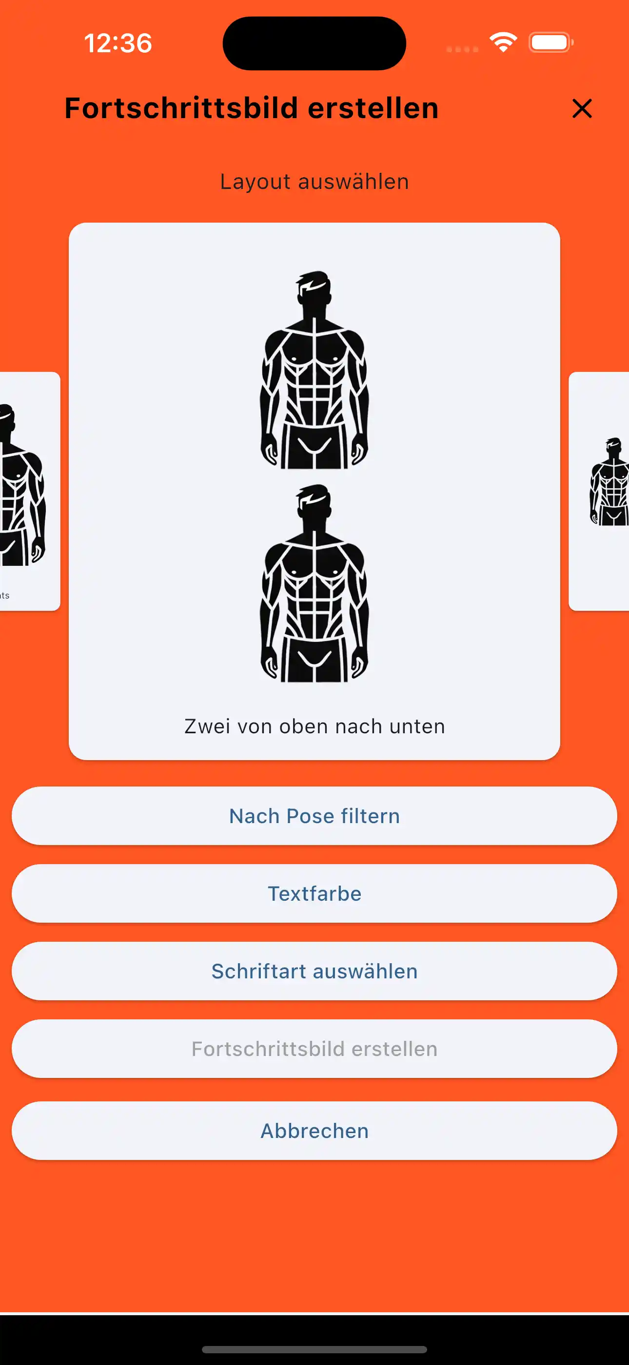 Zweites vertikales Fortschrittsbild