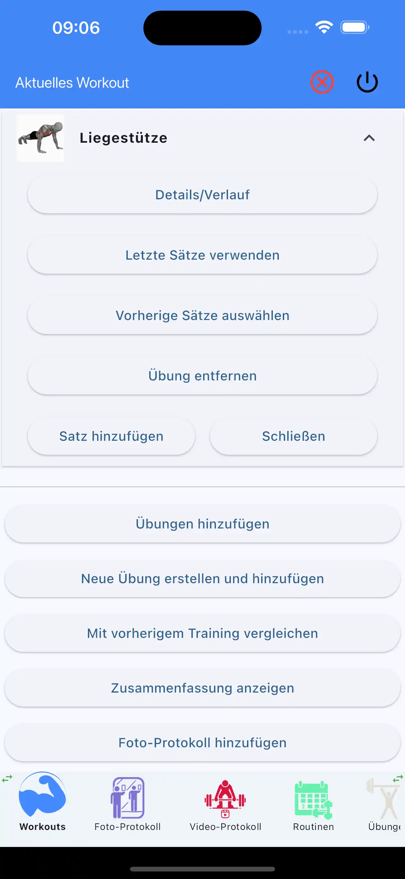 Letzte Sätze Gewichtstraining verwenden