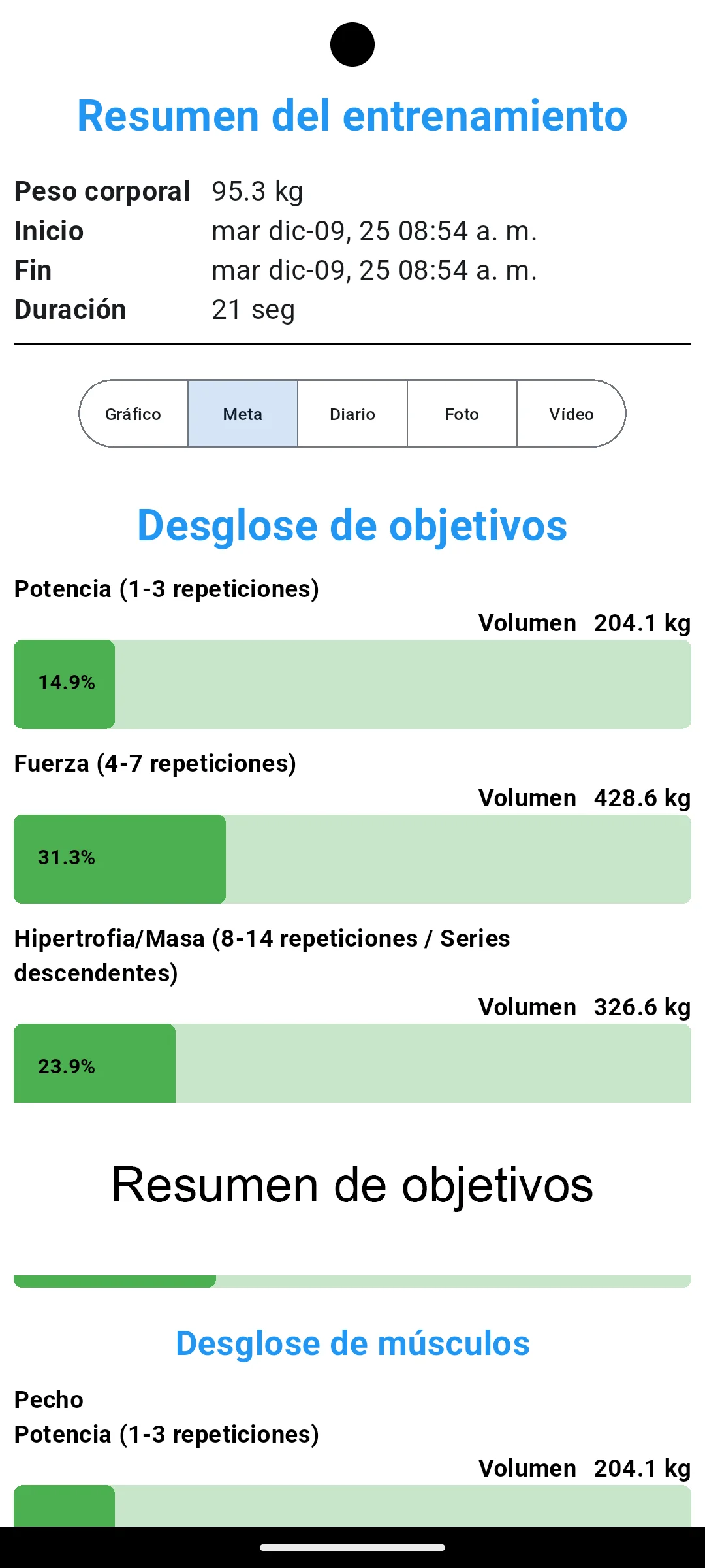 Captura de pantalla de Android