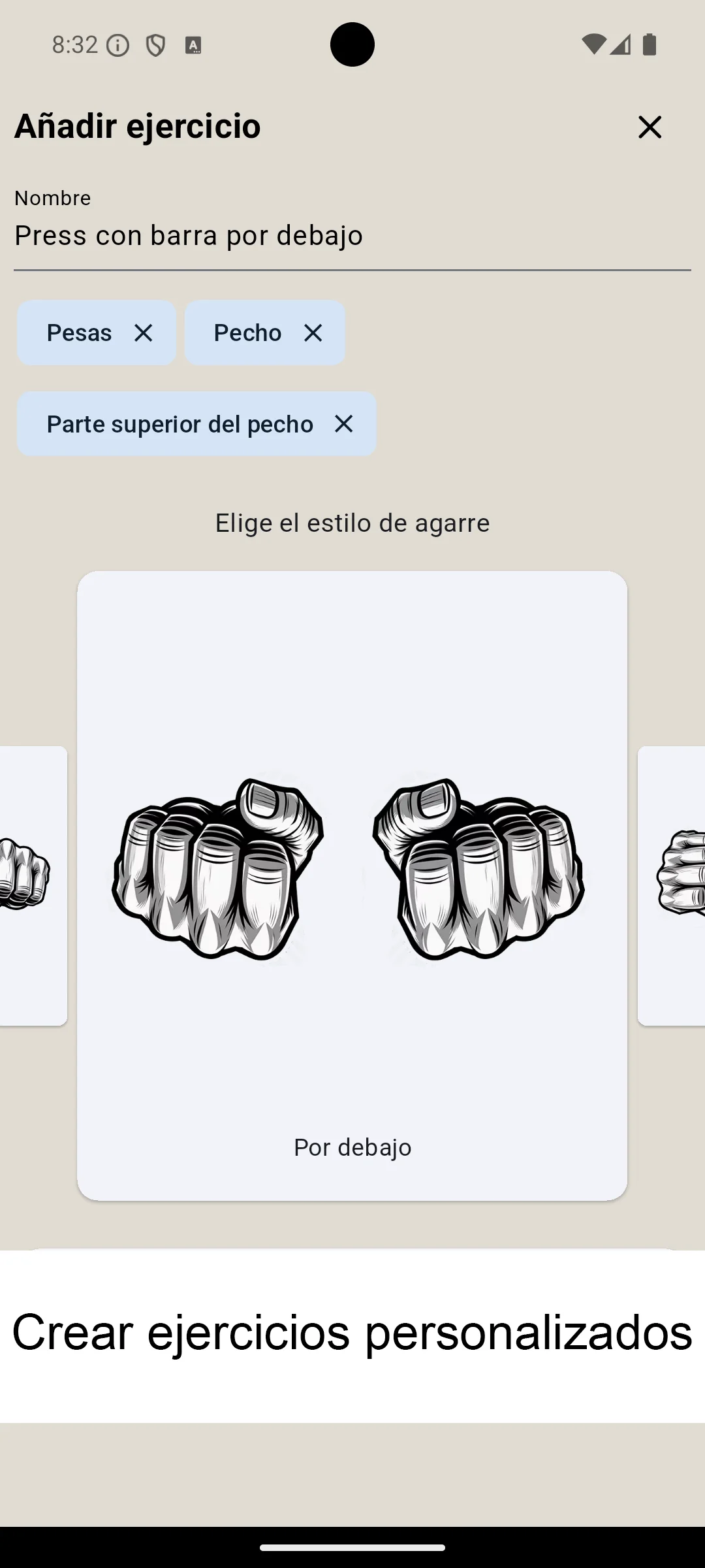 Captura de pantalla de Android