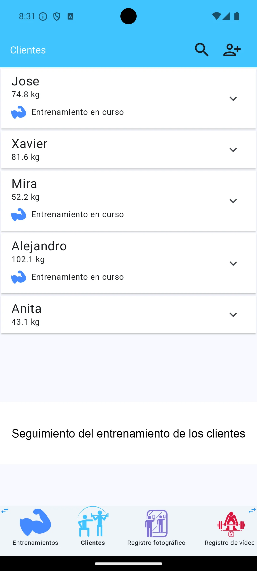 Captura de pantalla de Android