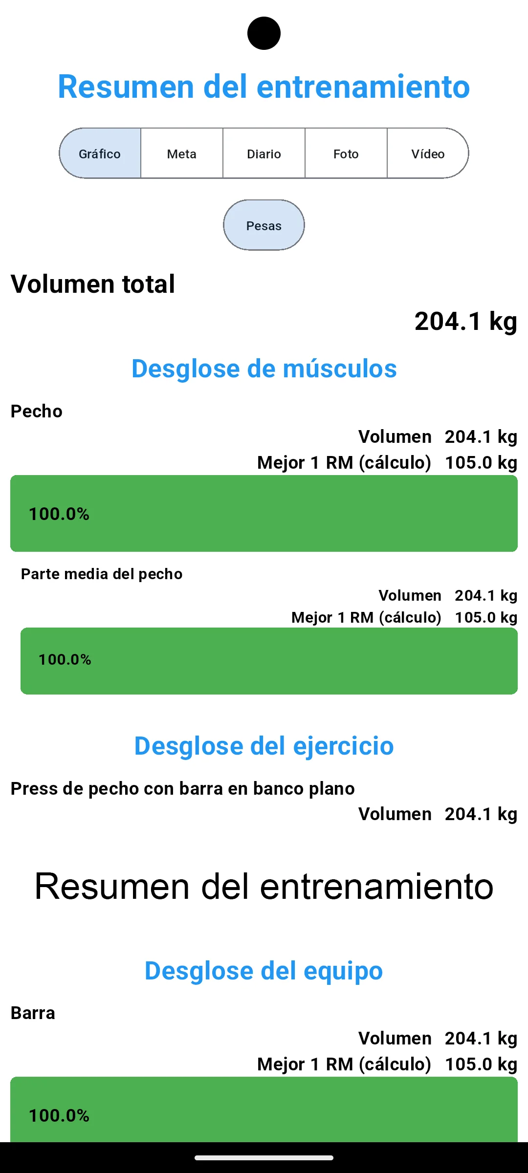 Captura de pantalla de Android