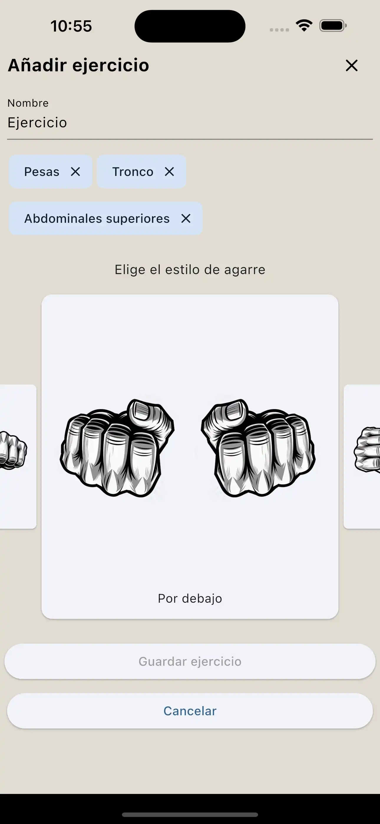 Ejercicio de creación con el teléfono