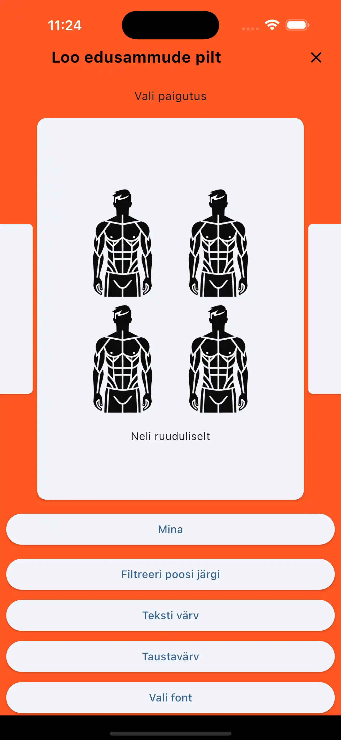 Arengupilt neli ruut