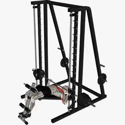 Decline Bench Smith Machine Chest Press