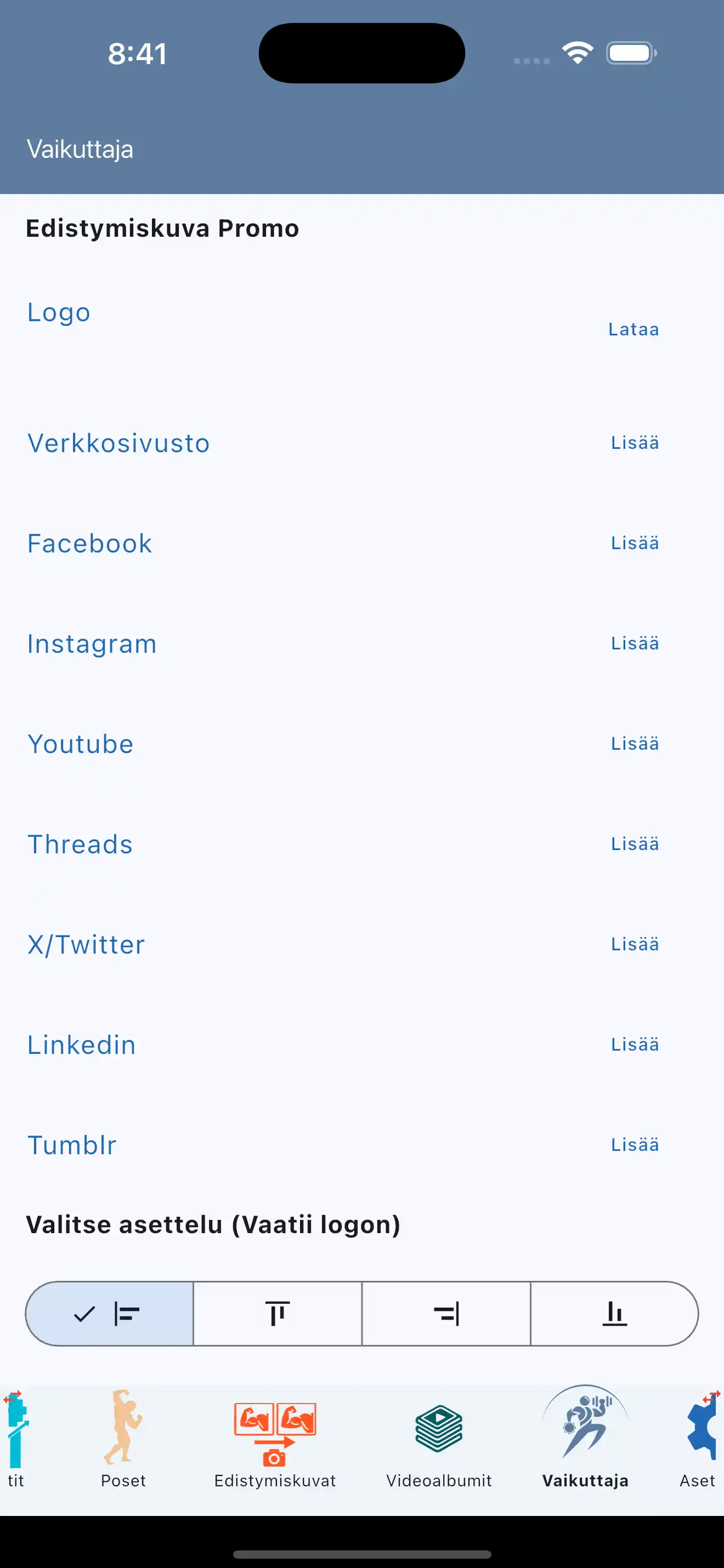 Personal trainer -promootio