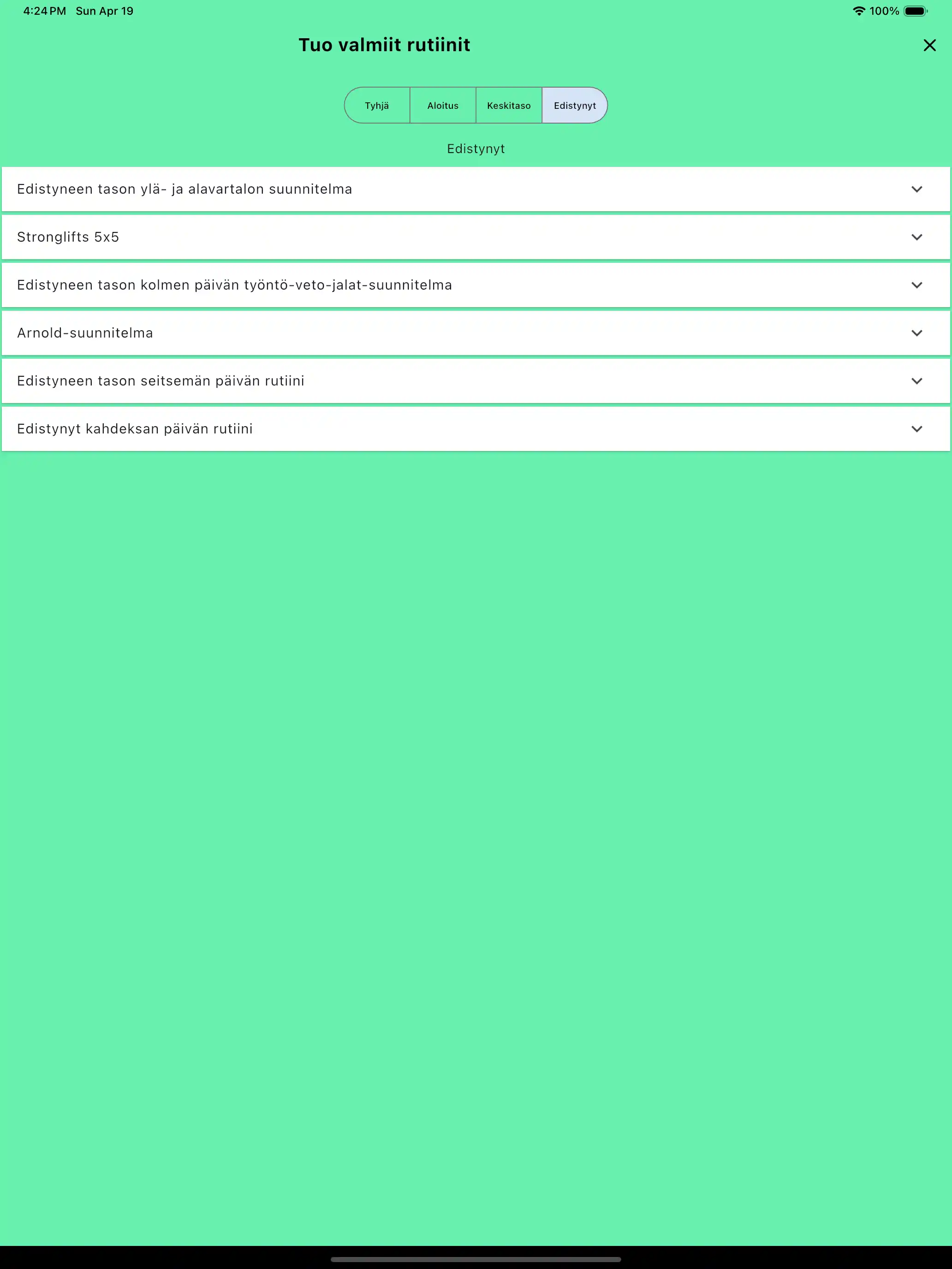 Tuo oletusmalleja 2 tabletti