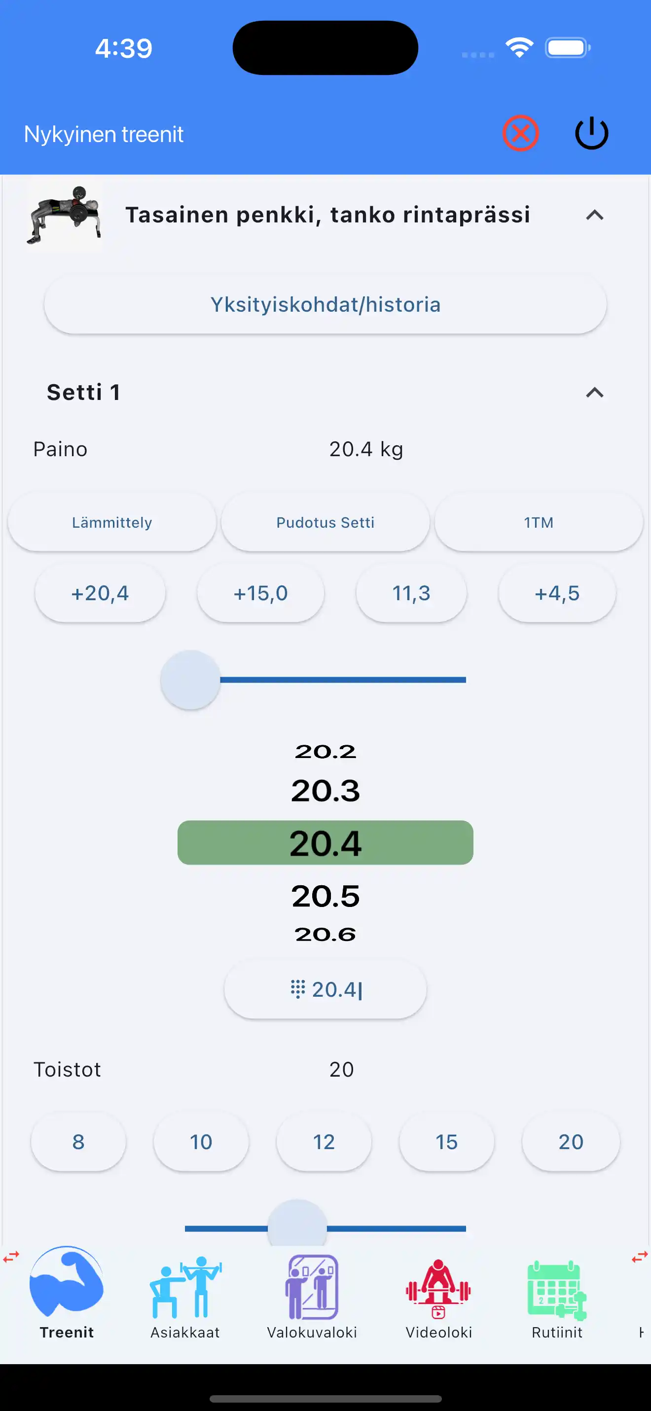 Iphone -kuvakaappaus