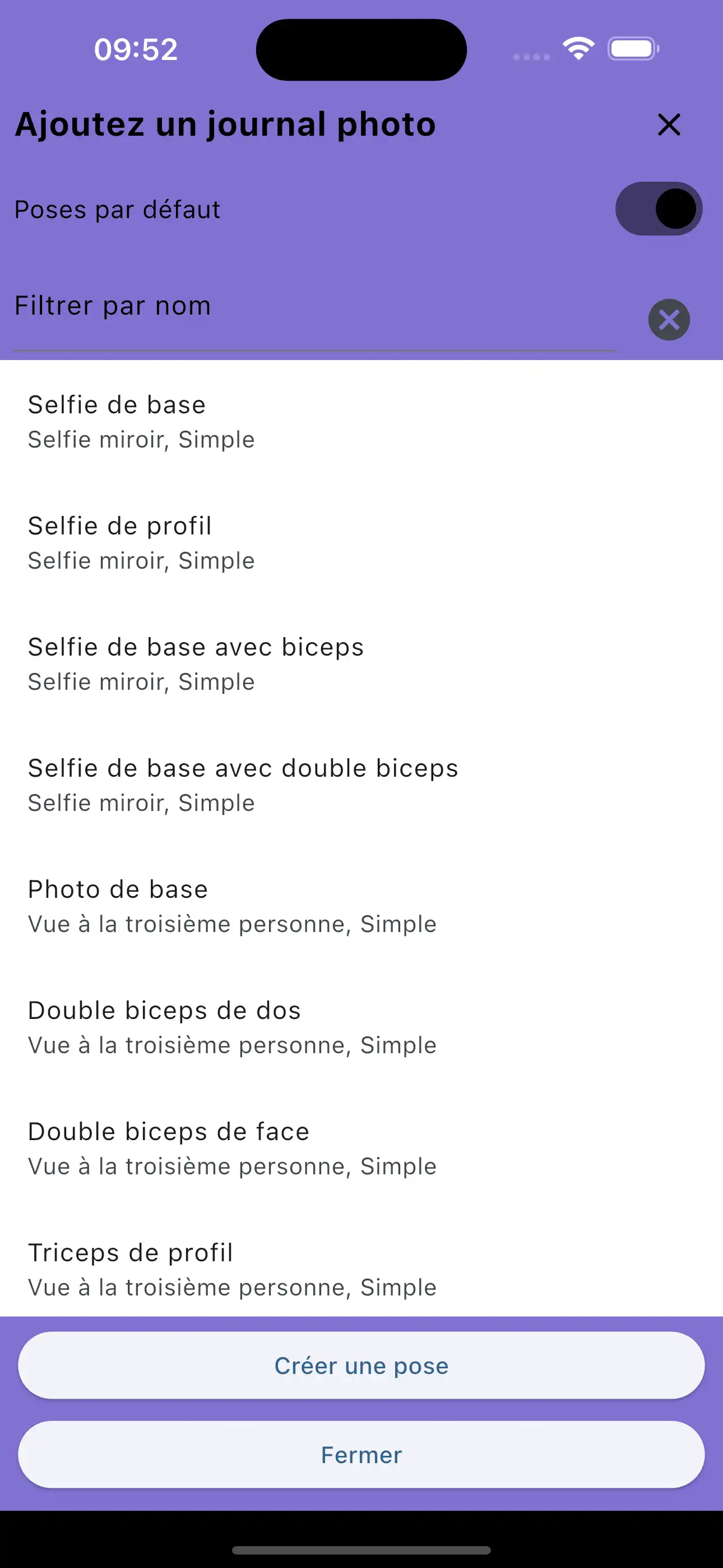 Ajouter un journal de photos