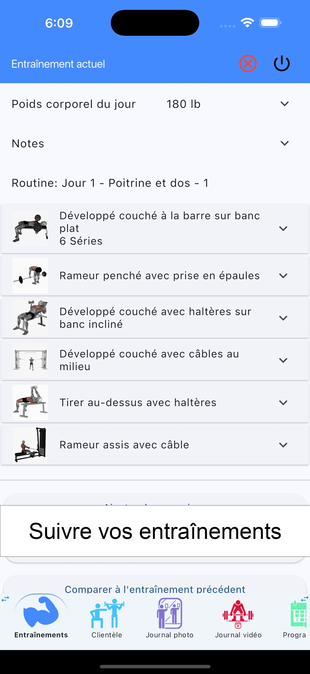 Capture d'écran iPhone