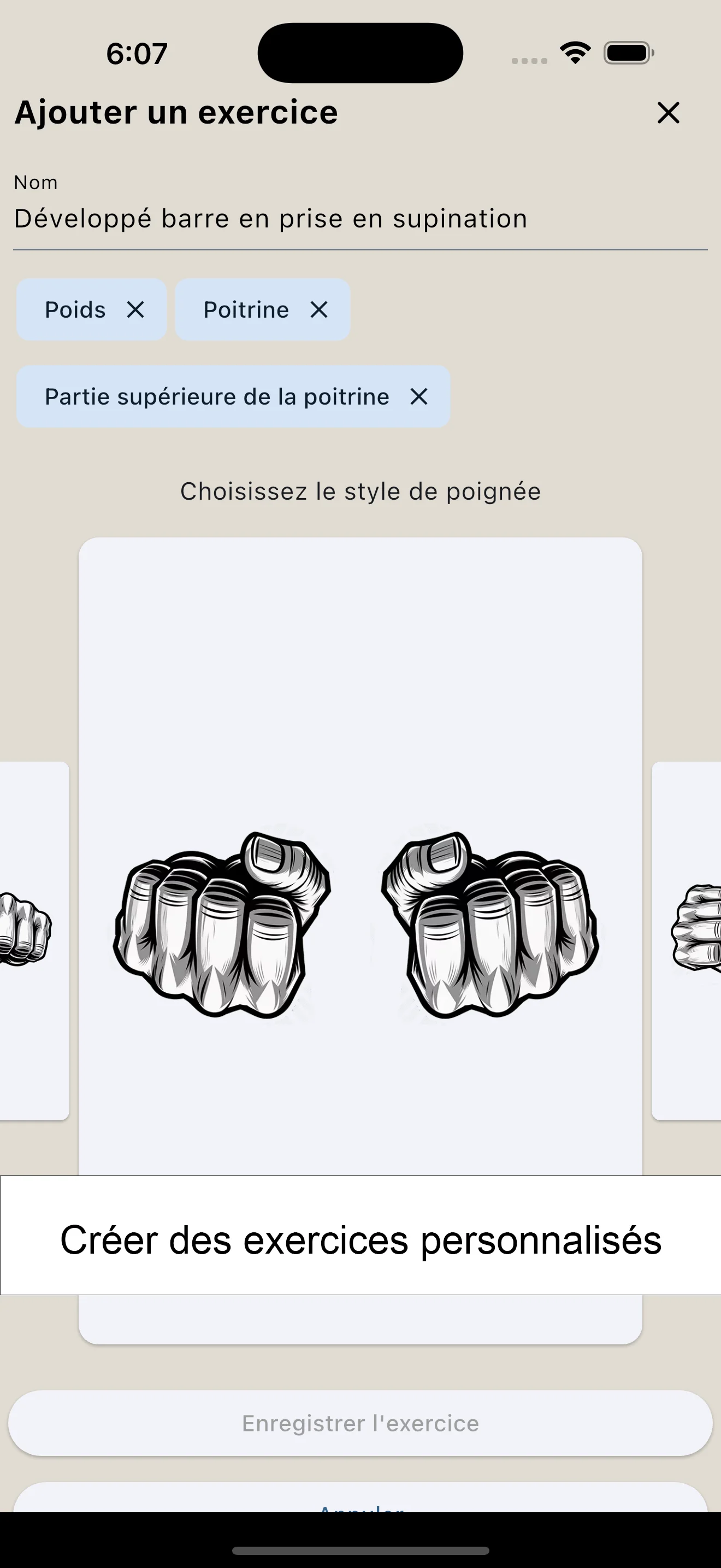 Capture d'écran iPhone