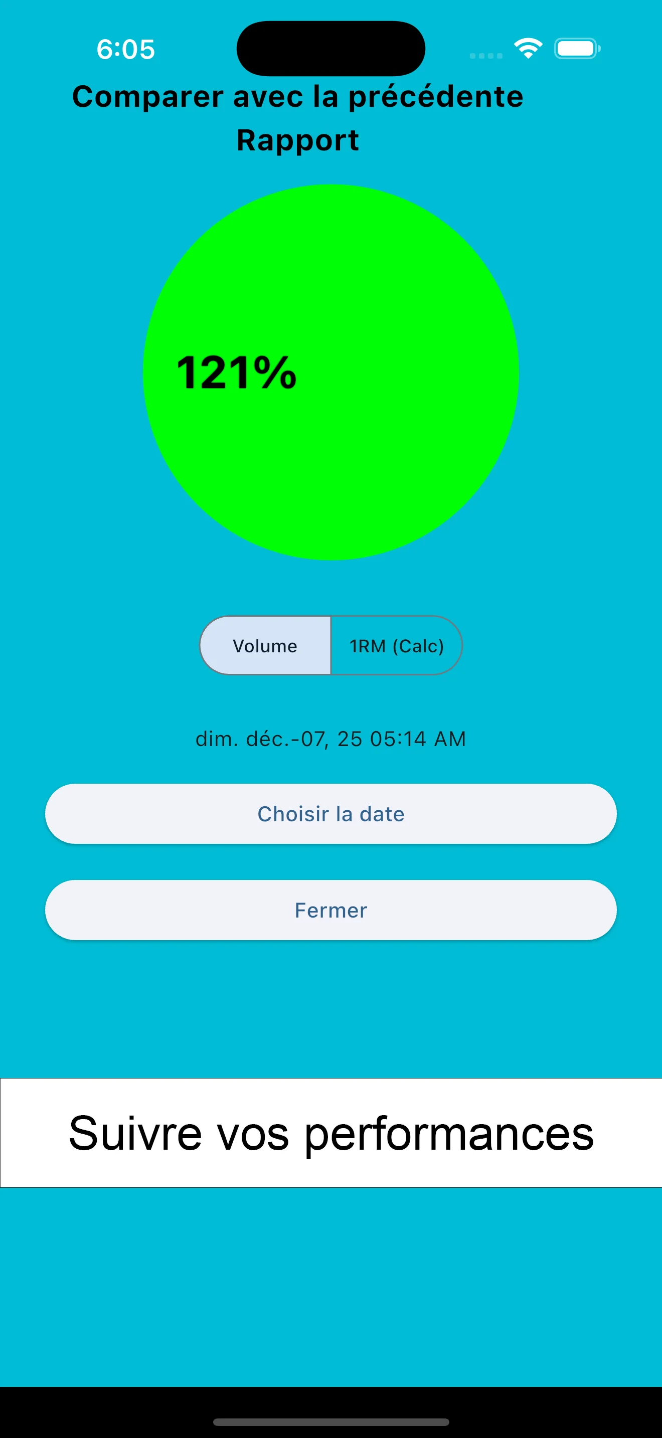 Capture d'écran iPhone