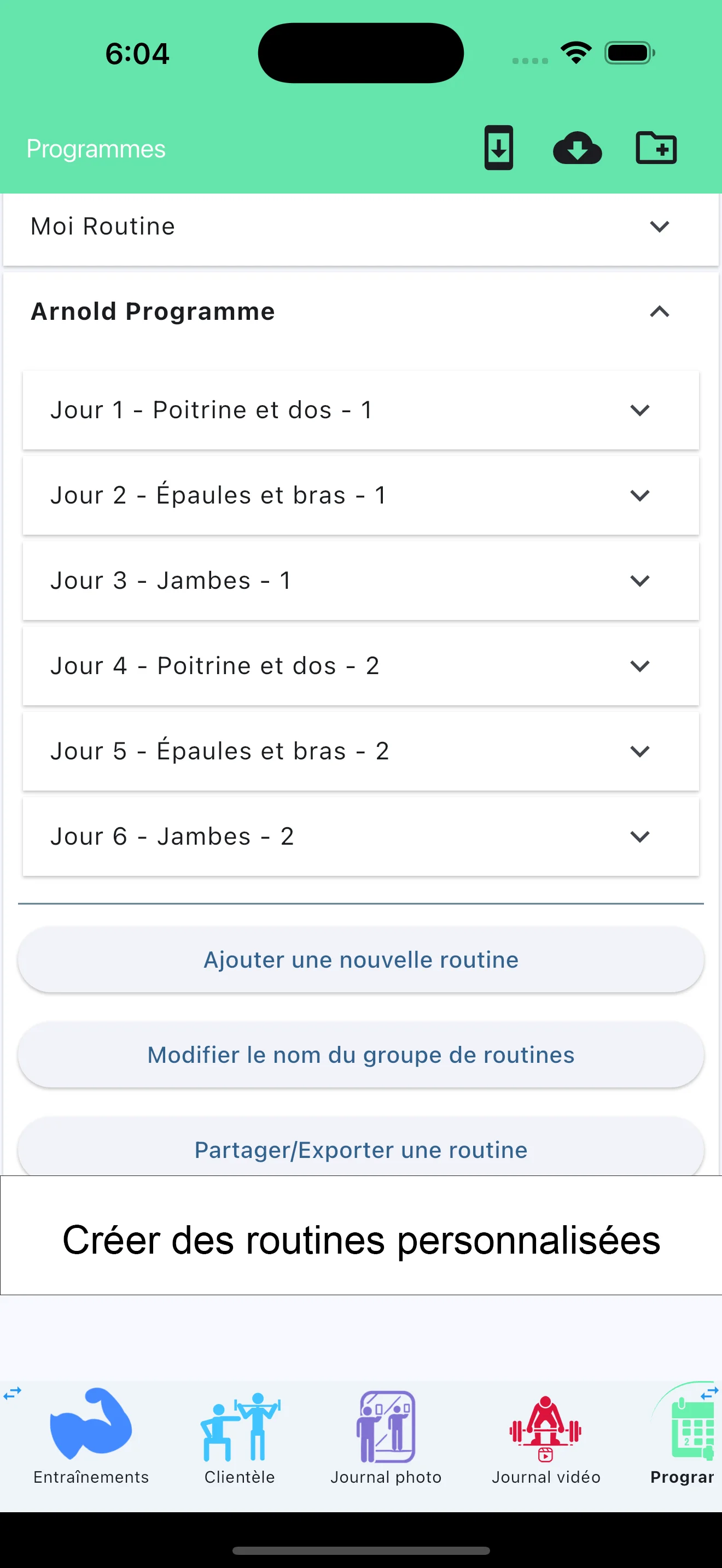 Capture d'écran iPhone