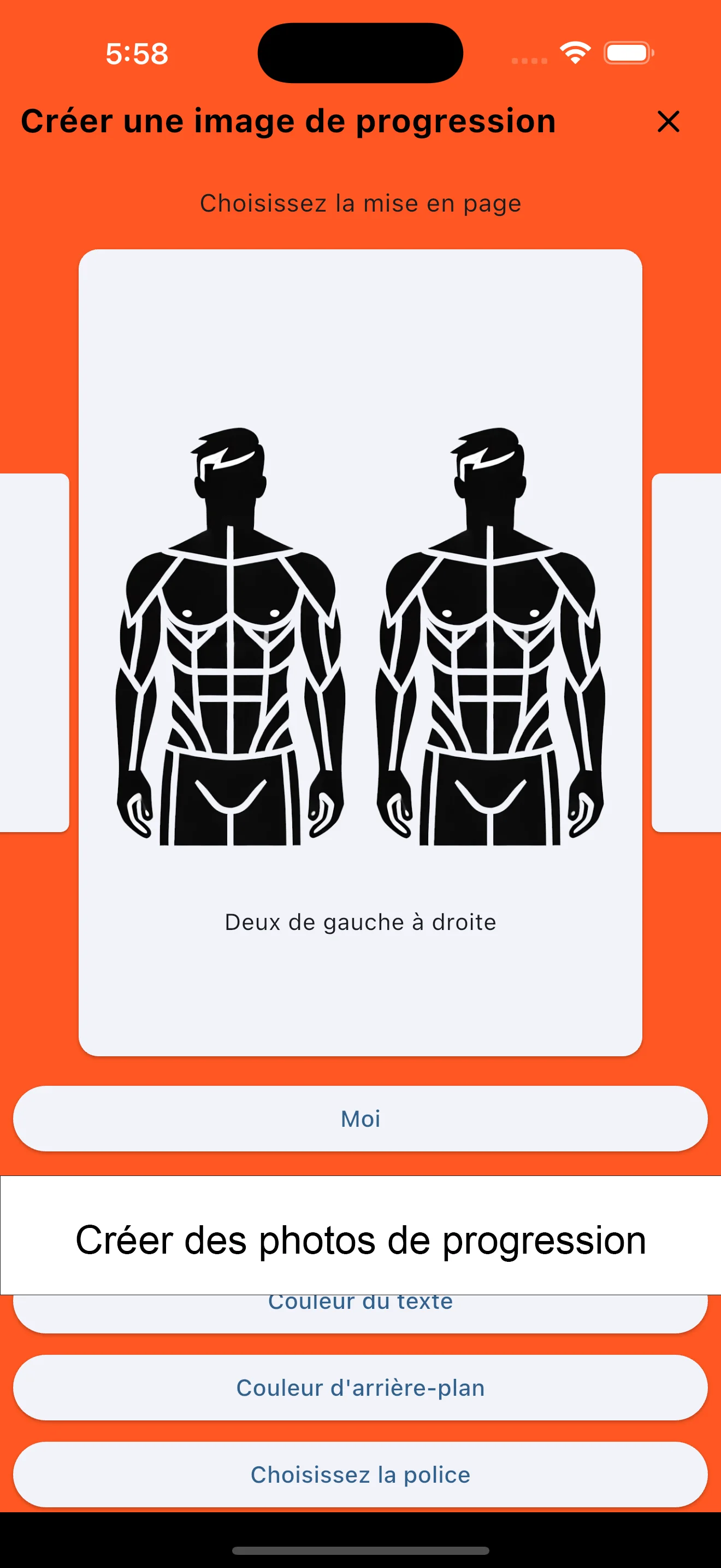 Capture d'écran iPhone