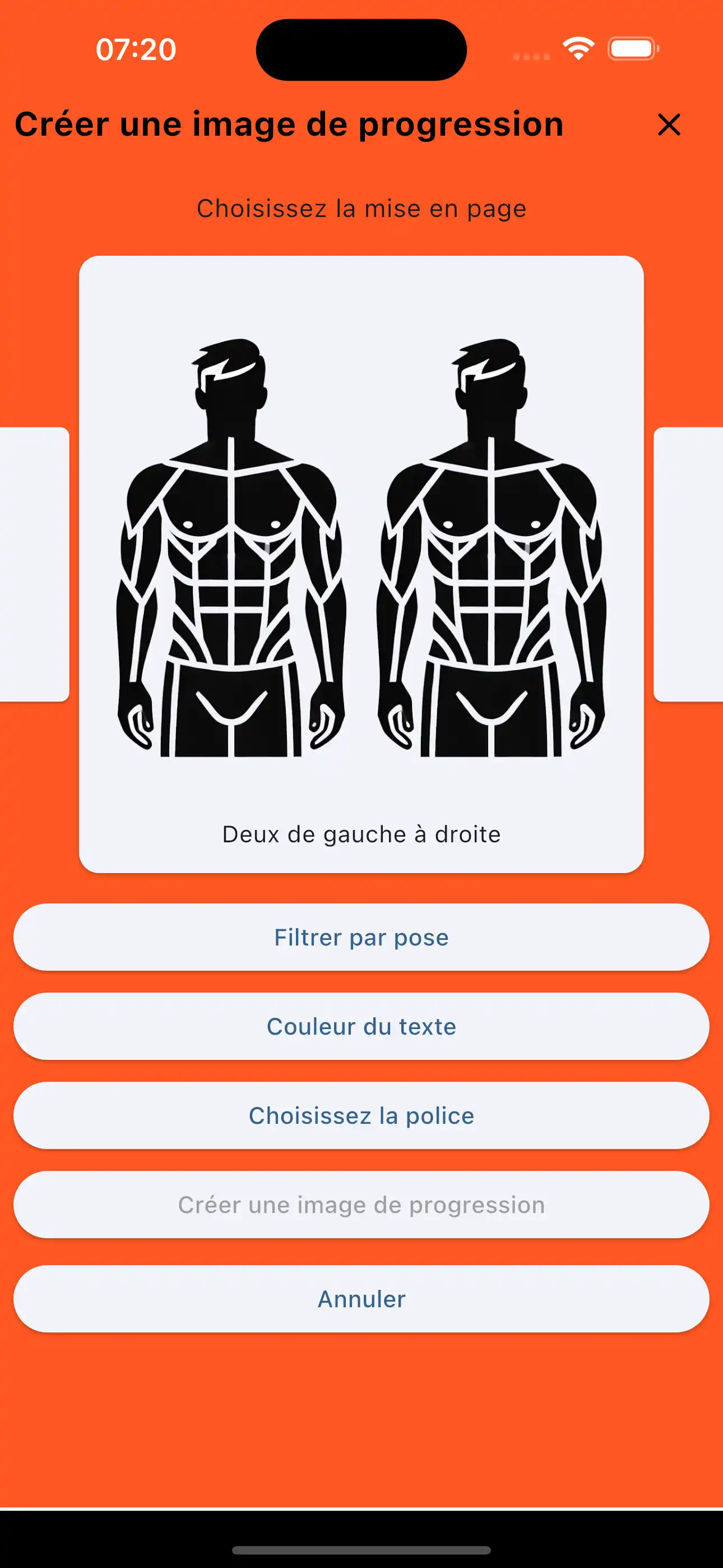 Photo de progression