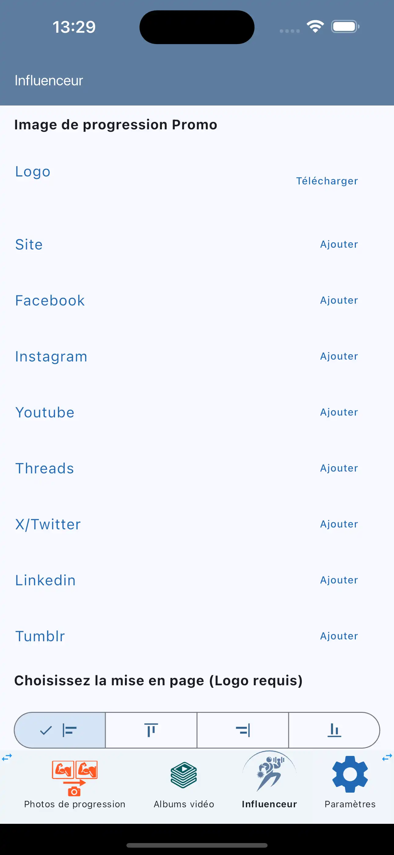 promotion influenceur fitness