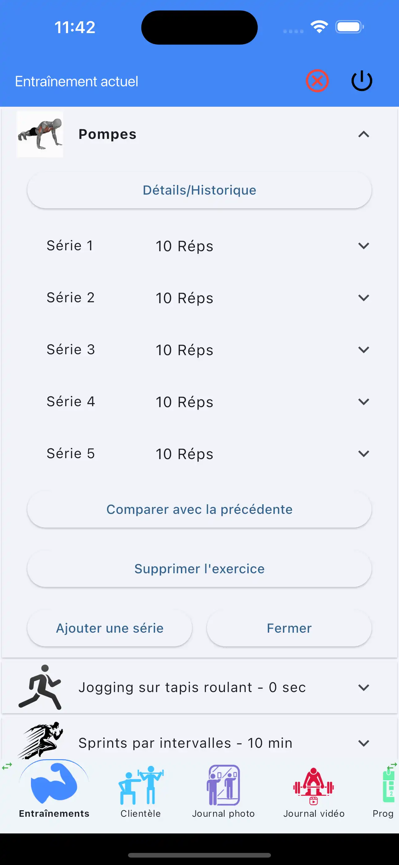 Téléphone de suivi des répétitions uniquement pour CrossFit et calisthénics