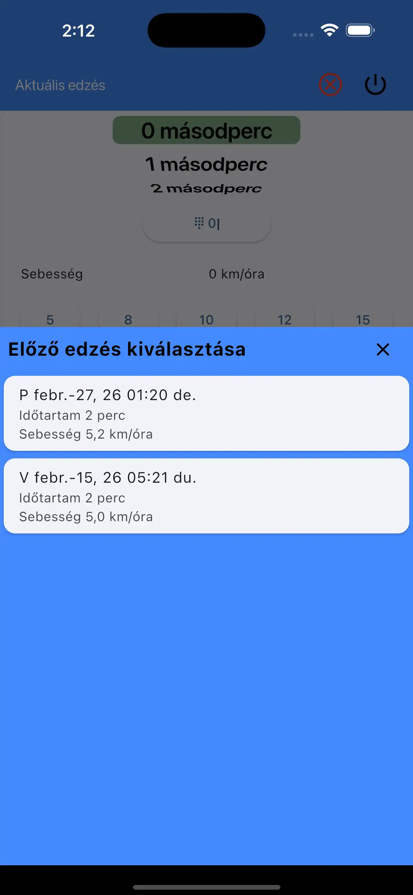 Utolsó Beállítások Kiválasztása Kardió Állóképesség