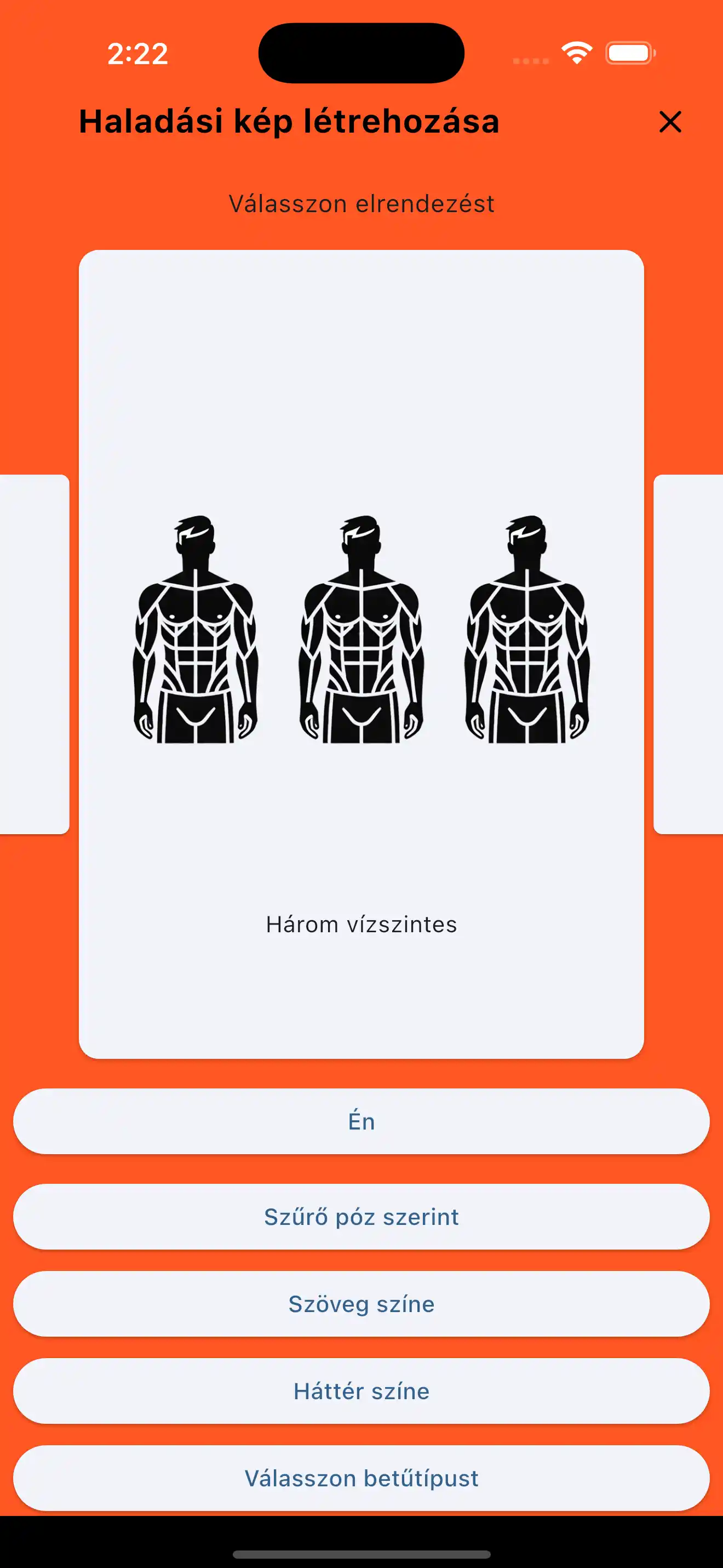 Fejlődés kép három vízszintes