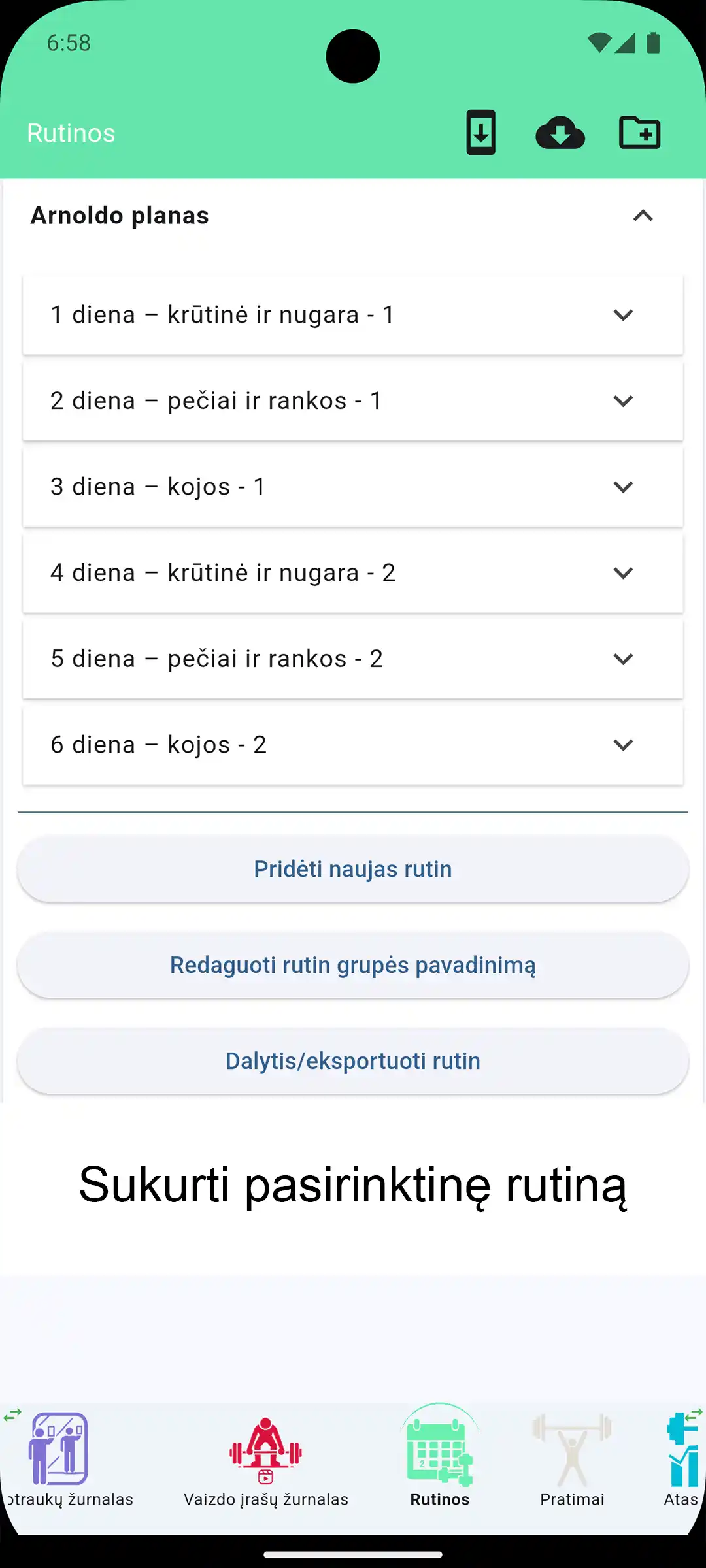 Android Ekrano nuotraukos