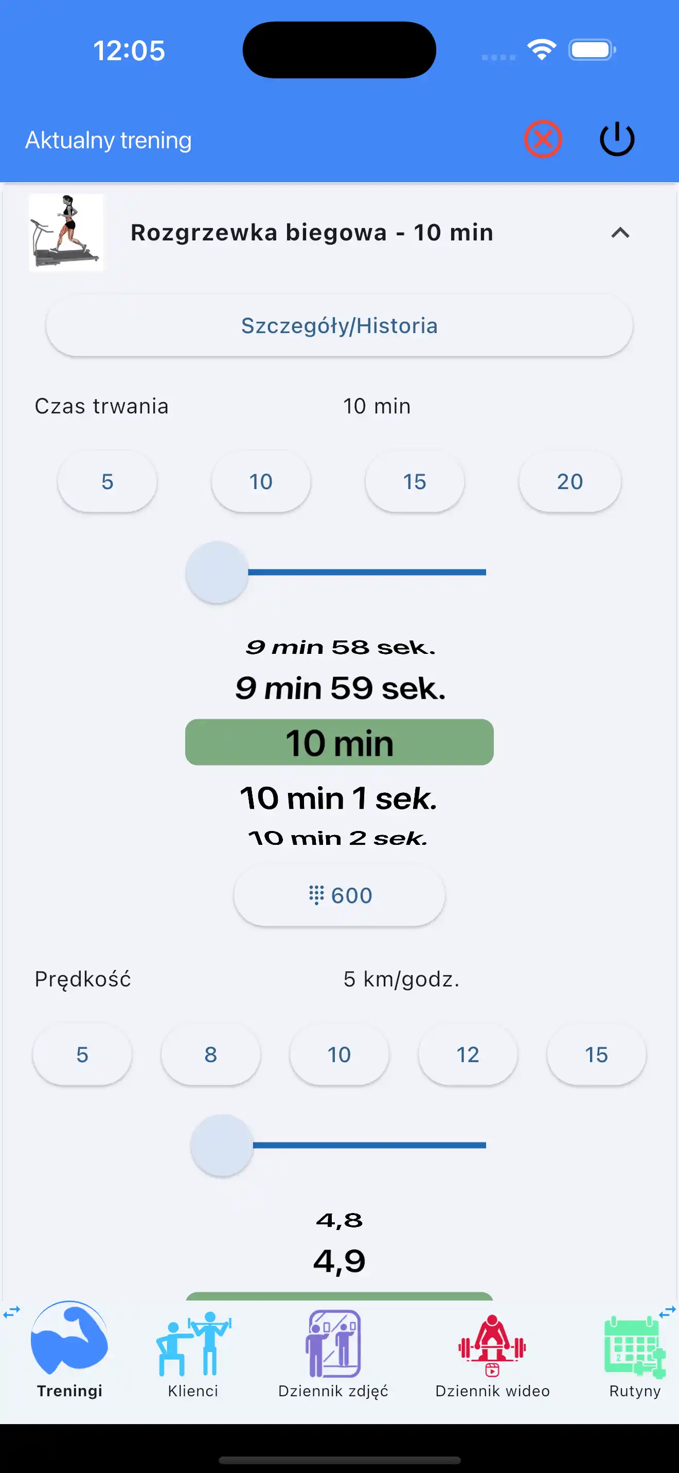 Śledzenie cardio wytrzymałościowego na telefon