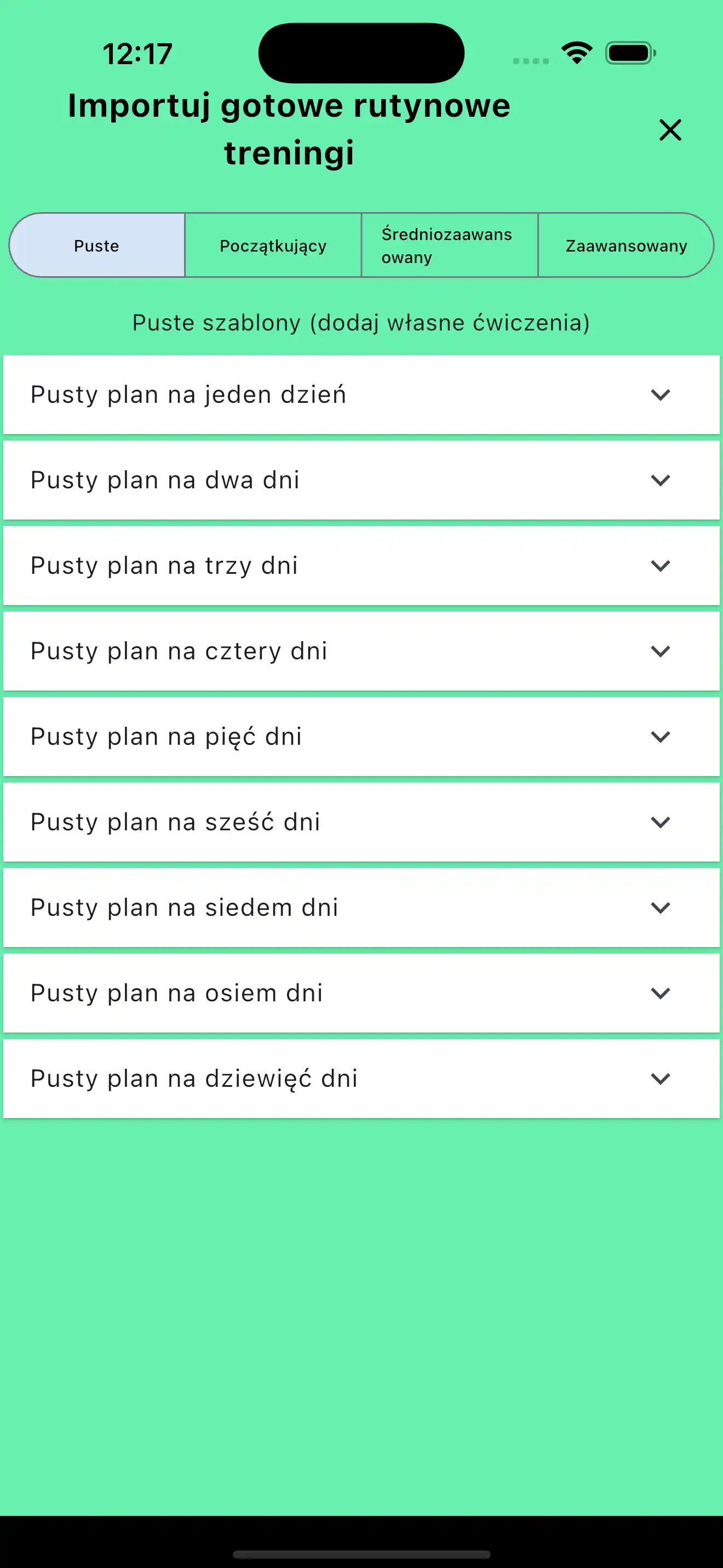Zarządzanie rutynami na telefon
