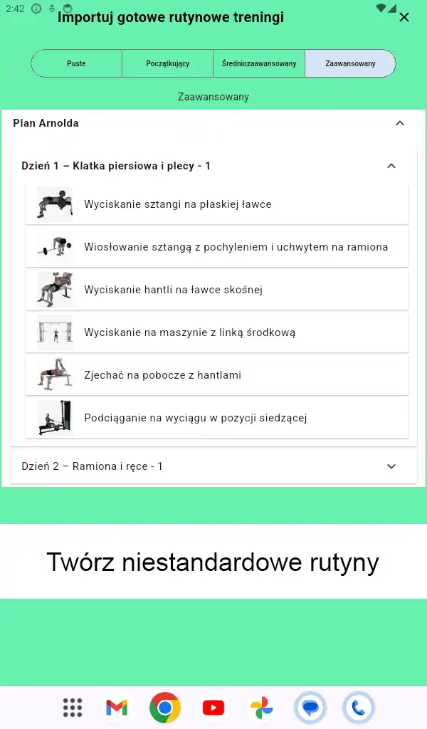 Android Tablet Zrzut ekranu