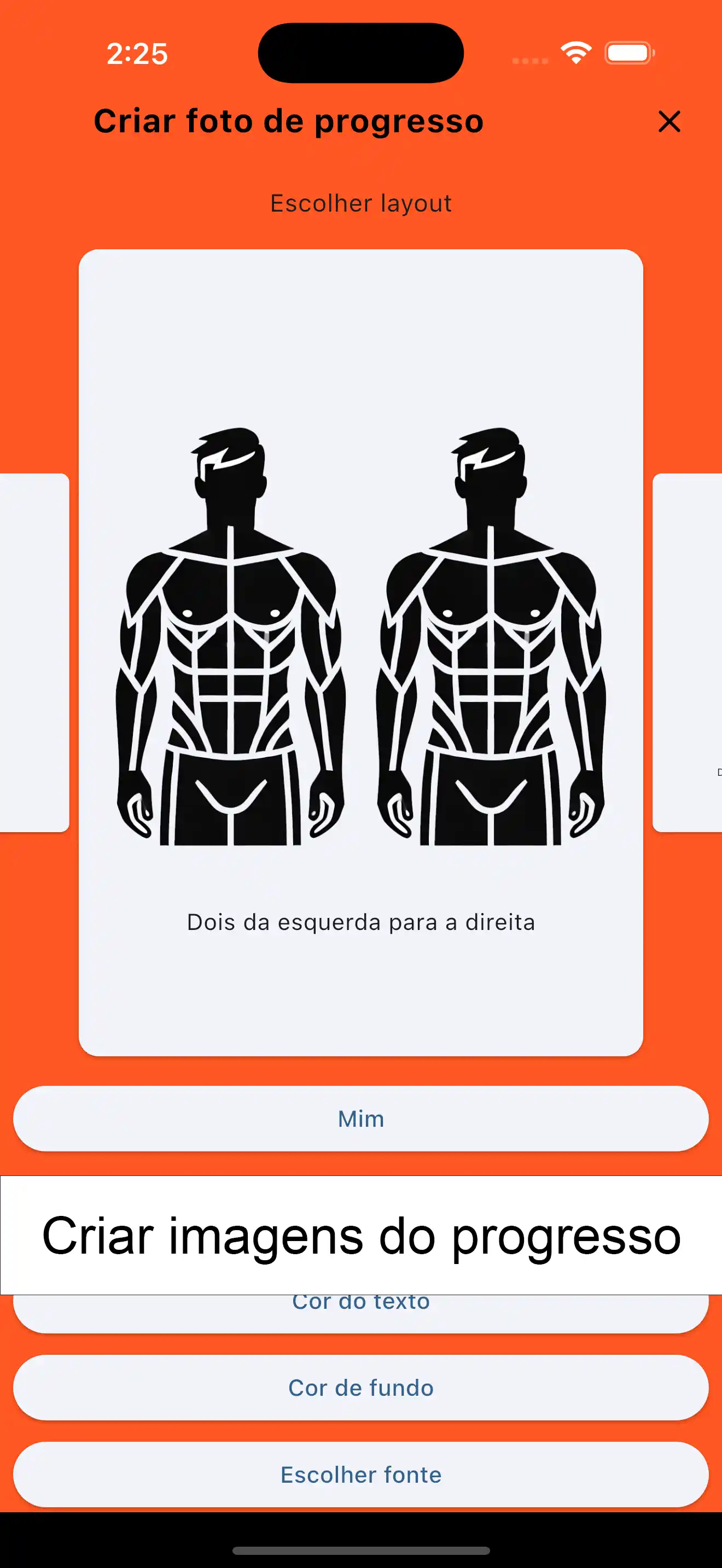 Criar Fotos de Progresso