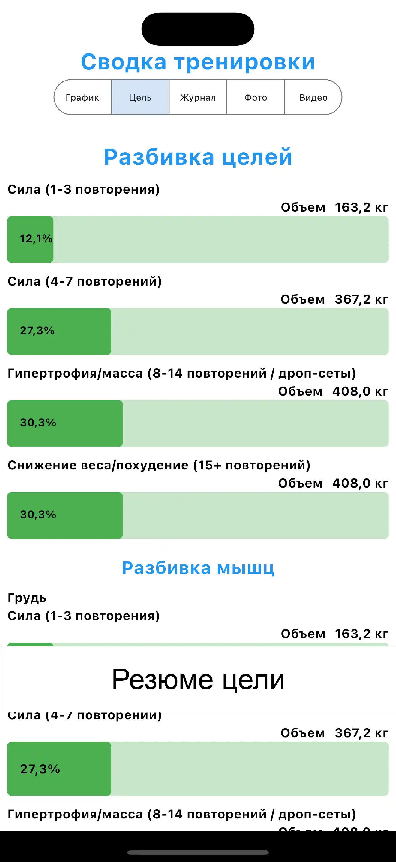 Скриншот iPhone