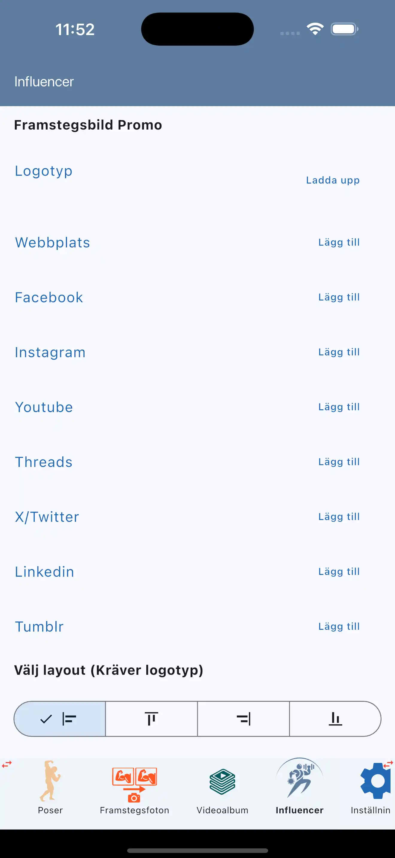 Marknadsföring för Fitness Influencer