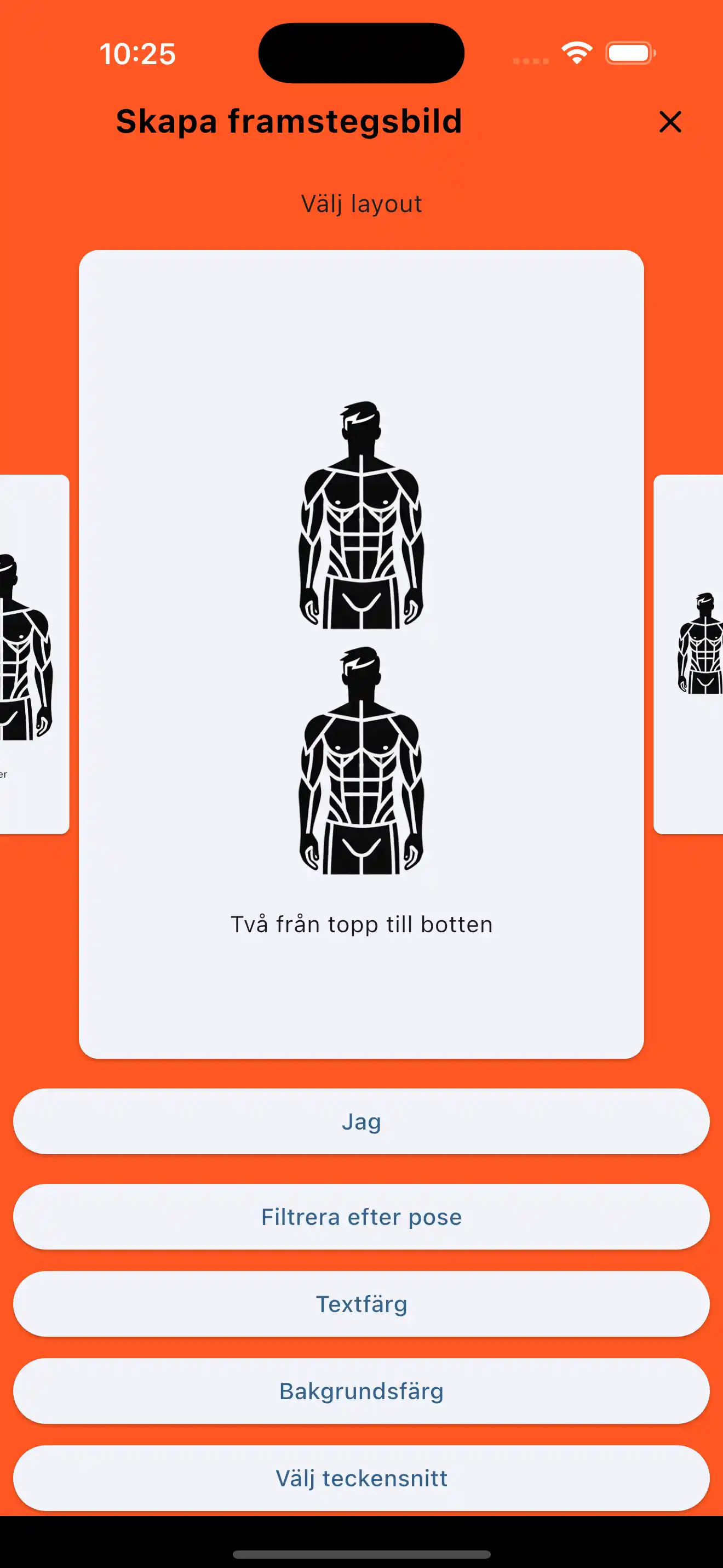 Framstegsbild Två Vertikala