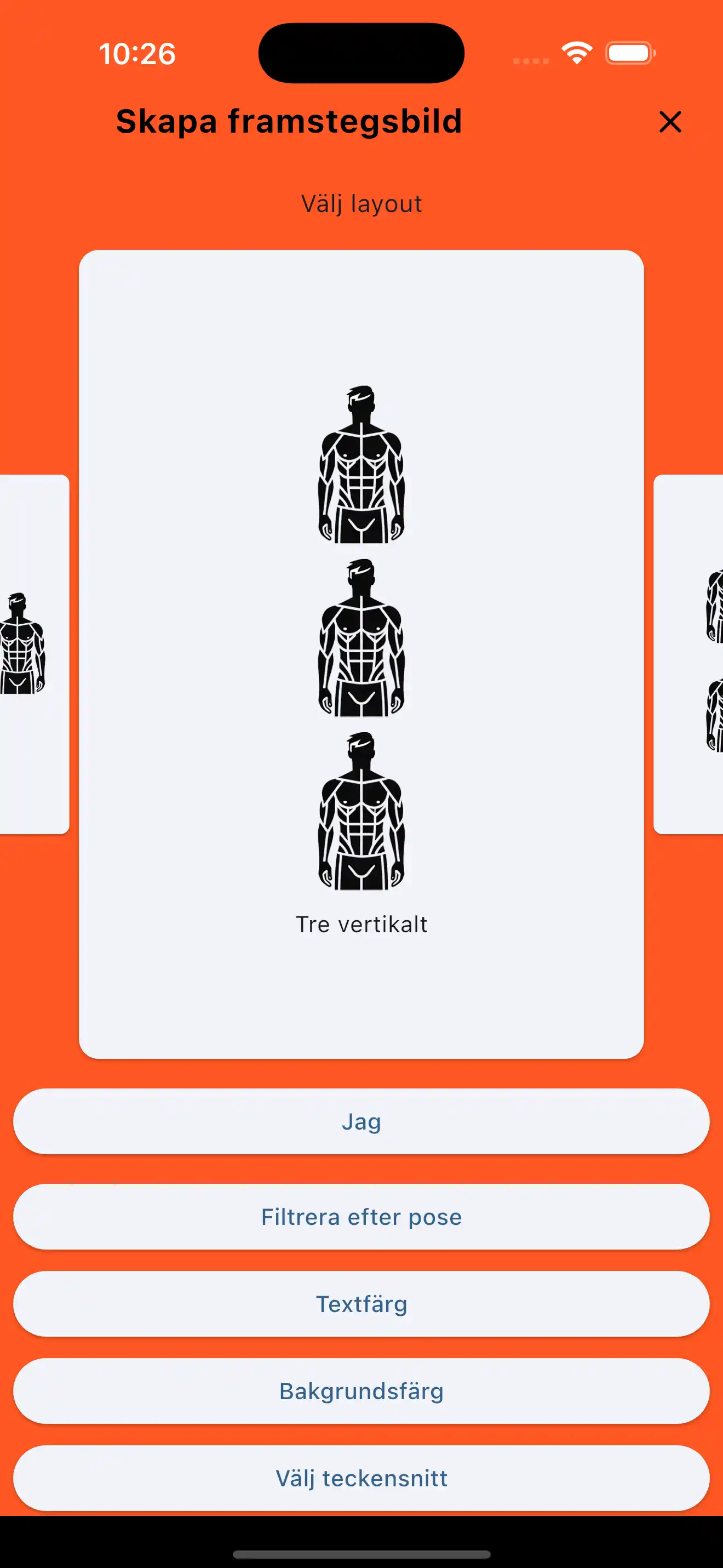 Framstegsbild Tre Vertikala