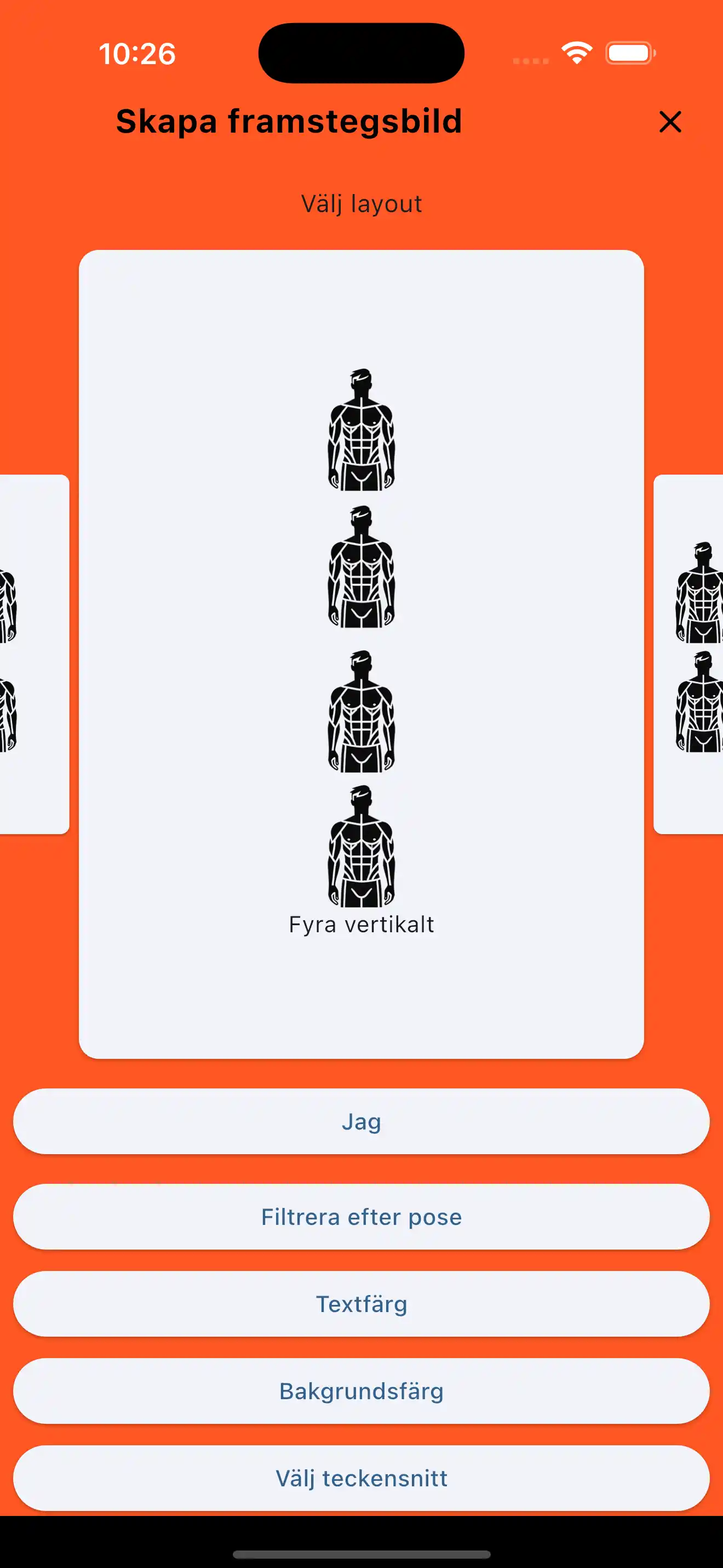 Framstegsbild Fyra Vertikala