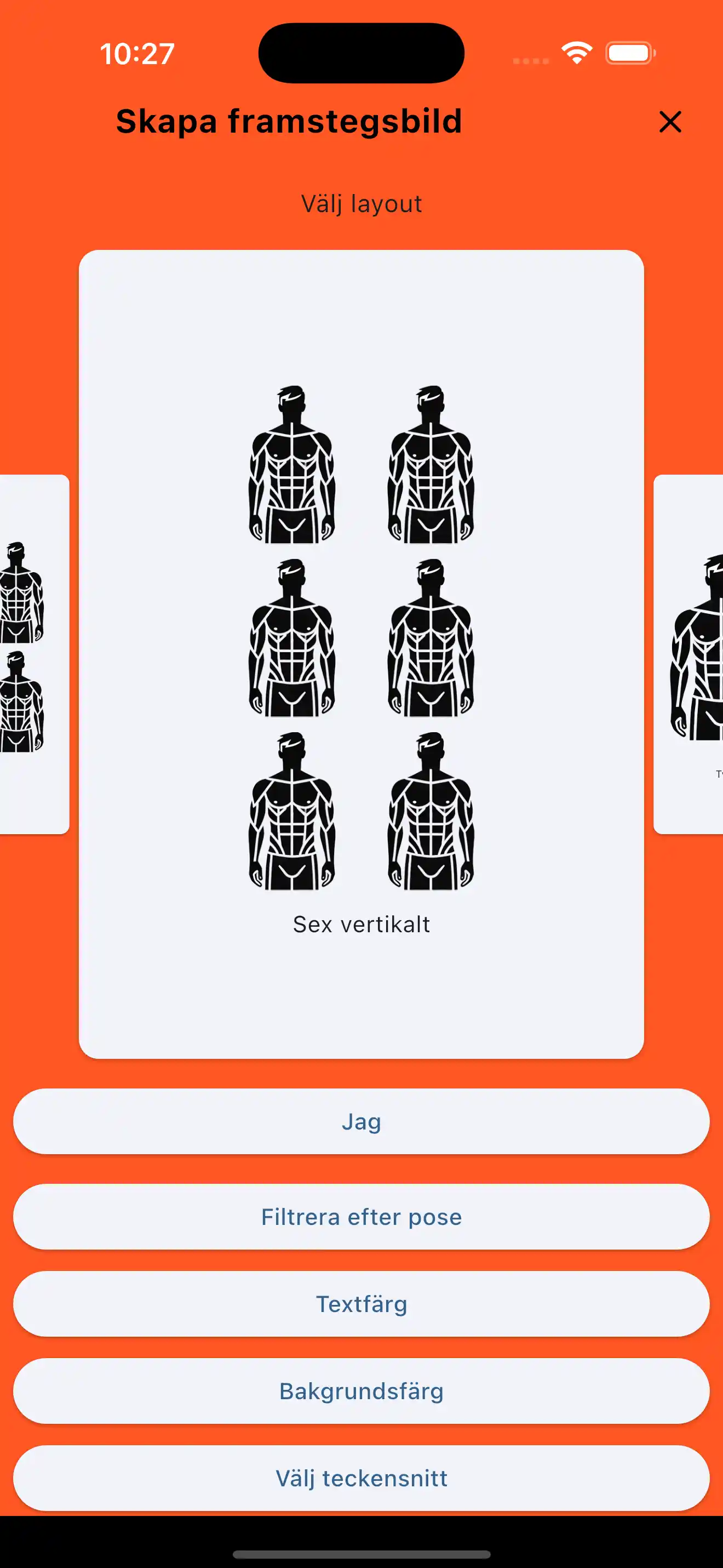 Framstegsbild Sex Vertikala